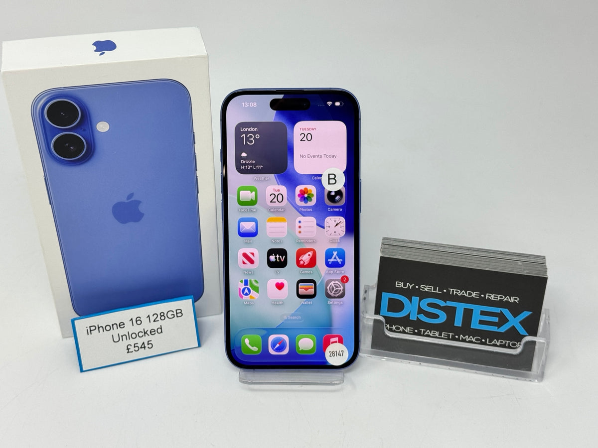 Apple iPhone 16 128GB Unlocked Ultramarine (B) M28147