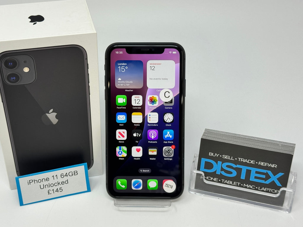 Apple iPhone 11 64GB Unlocked Black (C) M25210