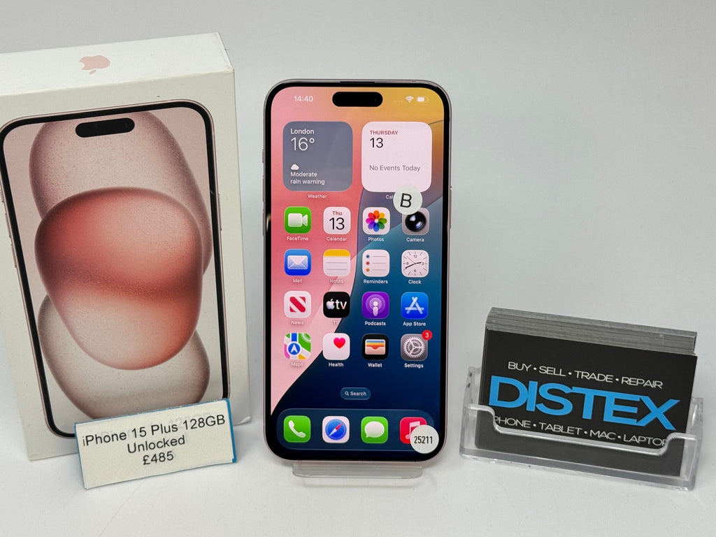 Apple iPhone 15 Plus 128GB Unlocked Pink (B) M25211