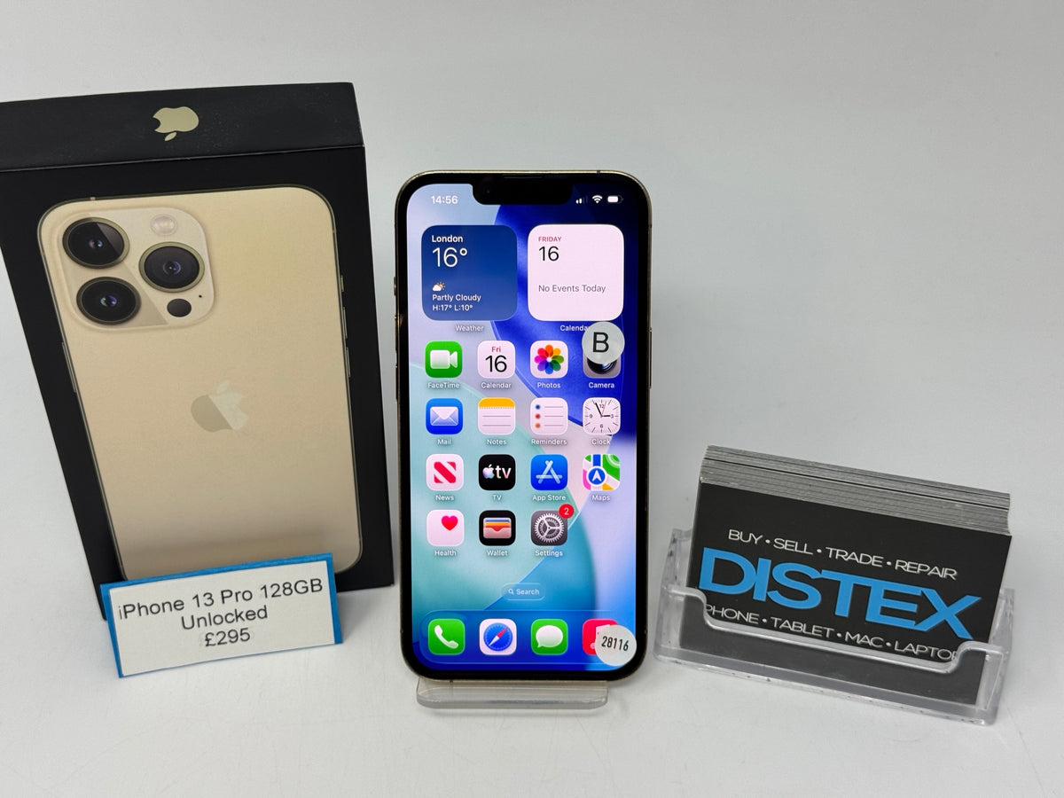 Apple iPhone 13 Pro 128GB Unlocked Gold (B) M28116