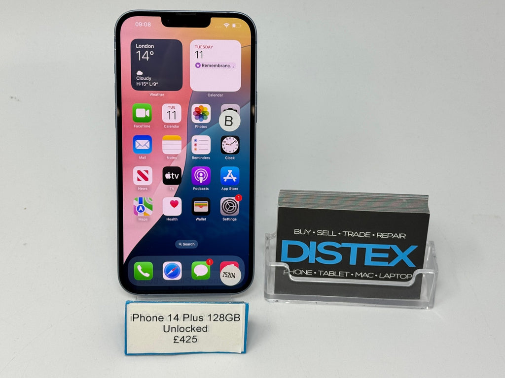 Apple iPhone 14 Plus 128GB Unlocked Blue (B) M25204