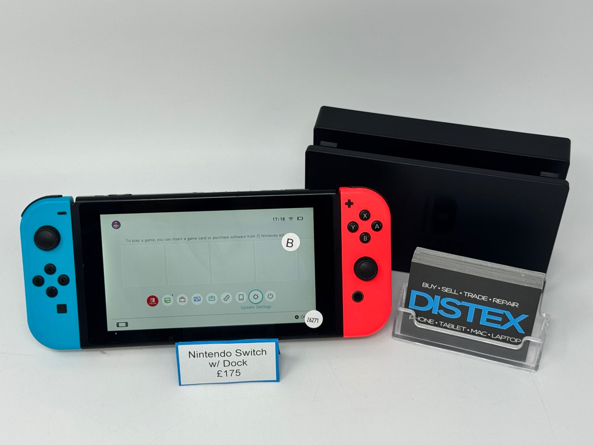 Nintendo Switch Console with Dock (B) M26271