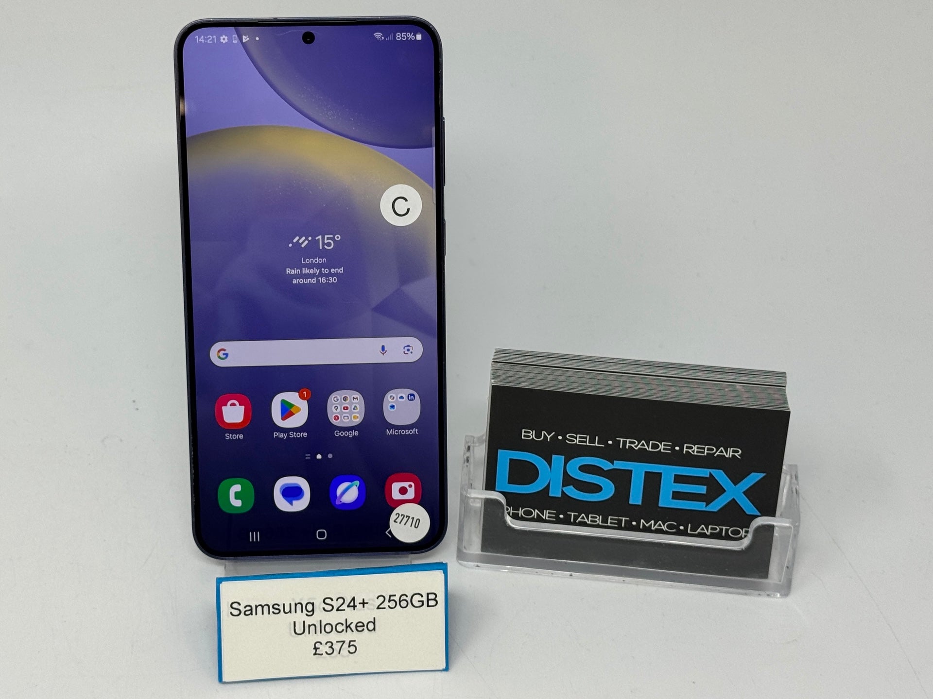 Samsung Galaxy S24+ 256GB Unlocked Cobalt Violet (C) M27710