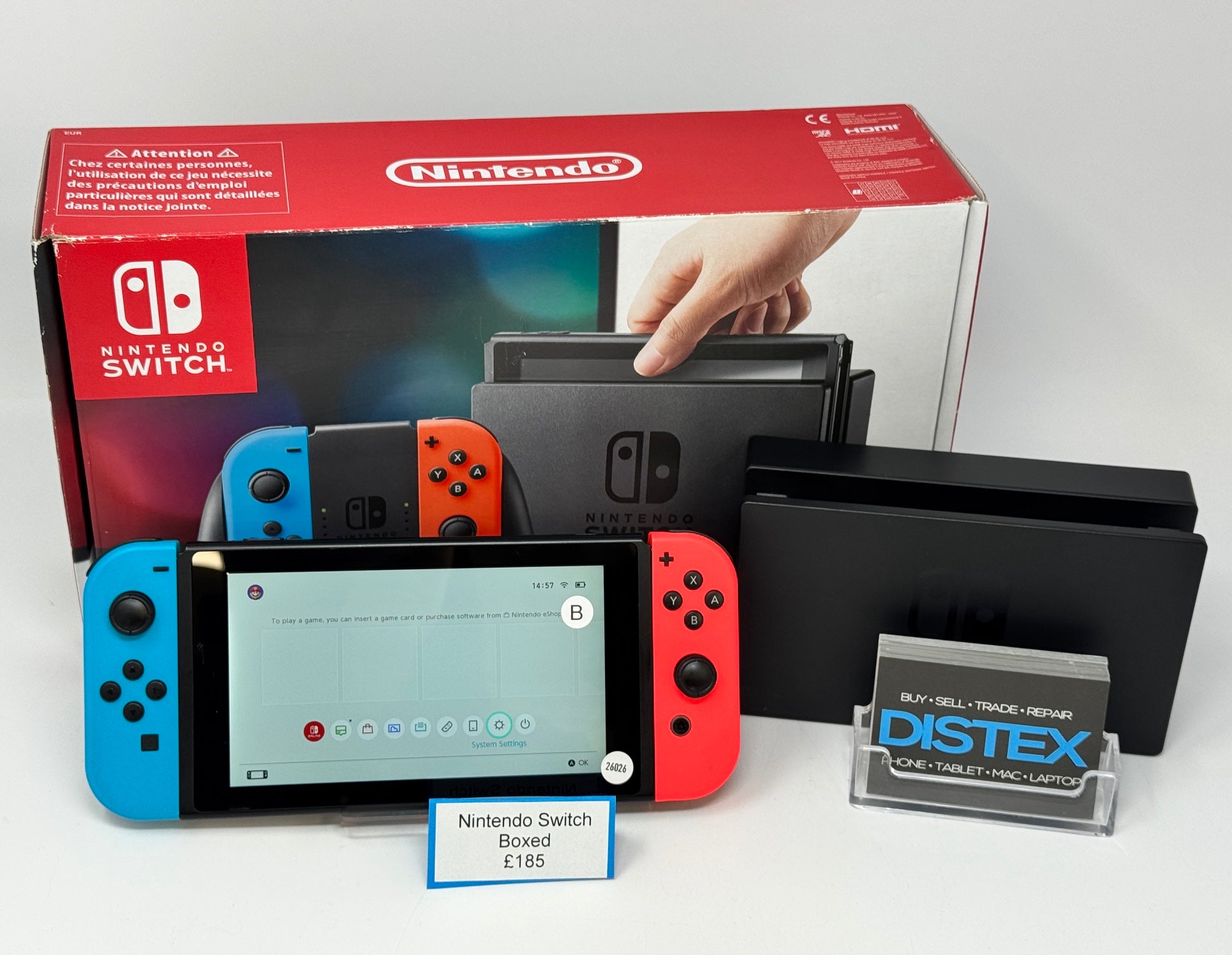 Nintendo Switch Boxed with Dock & Accessories (B) M26026