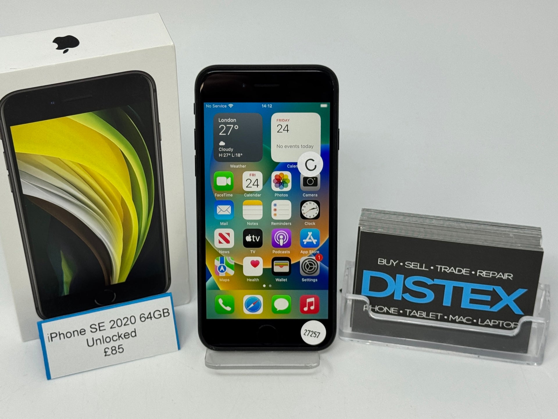 Apple iPhone SE 2020 64GB Unlocked Black (C) M27257