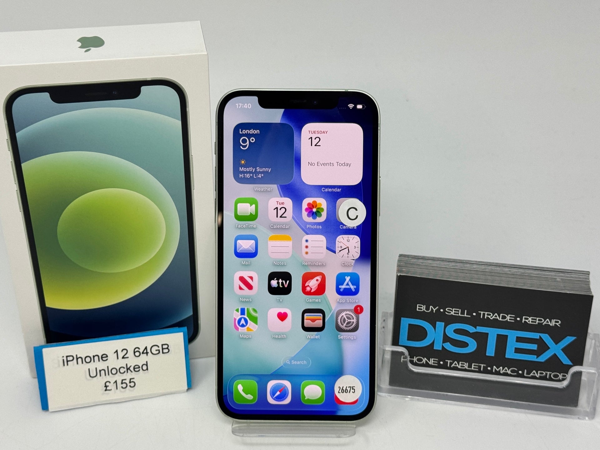 Apple iPhone 12 64GB Unlocked Green (C) M26675