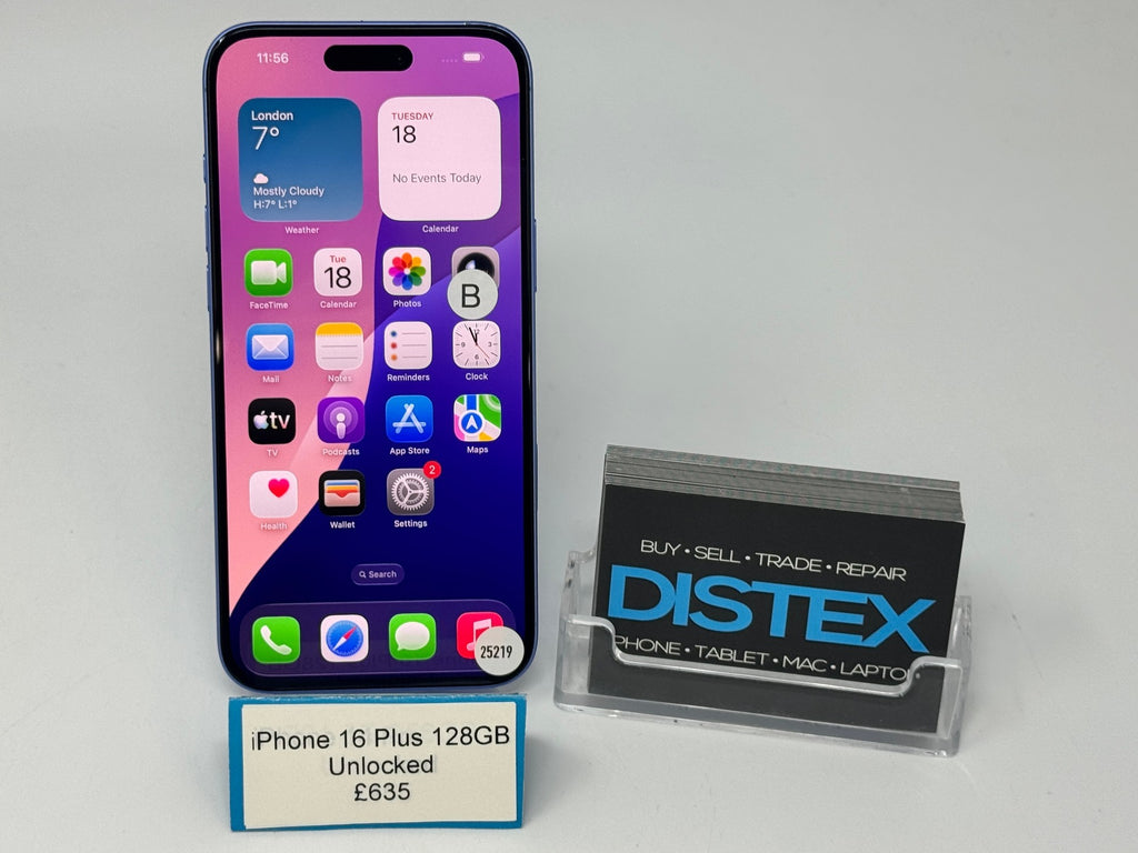 Apple iPhone 16 Plus 128GB Unlocked Ultramarine (B) M25219