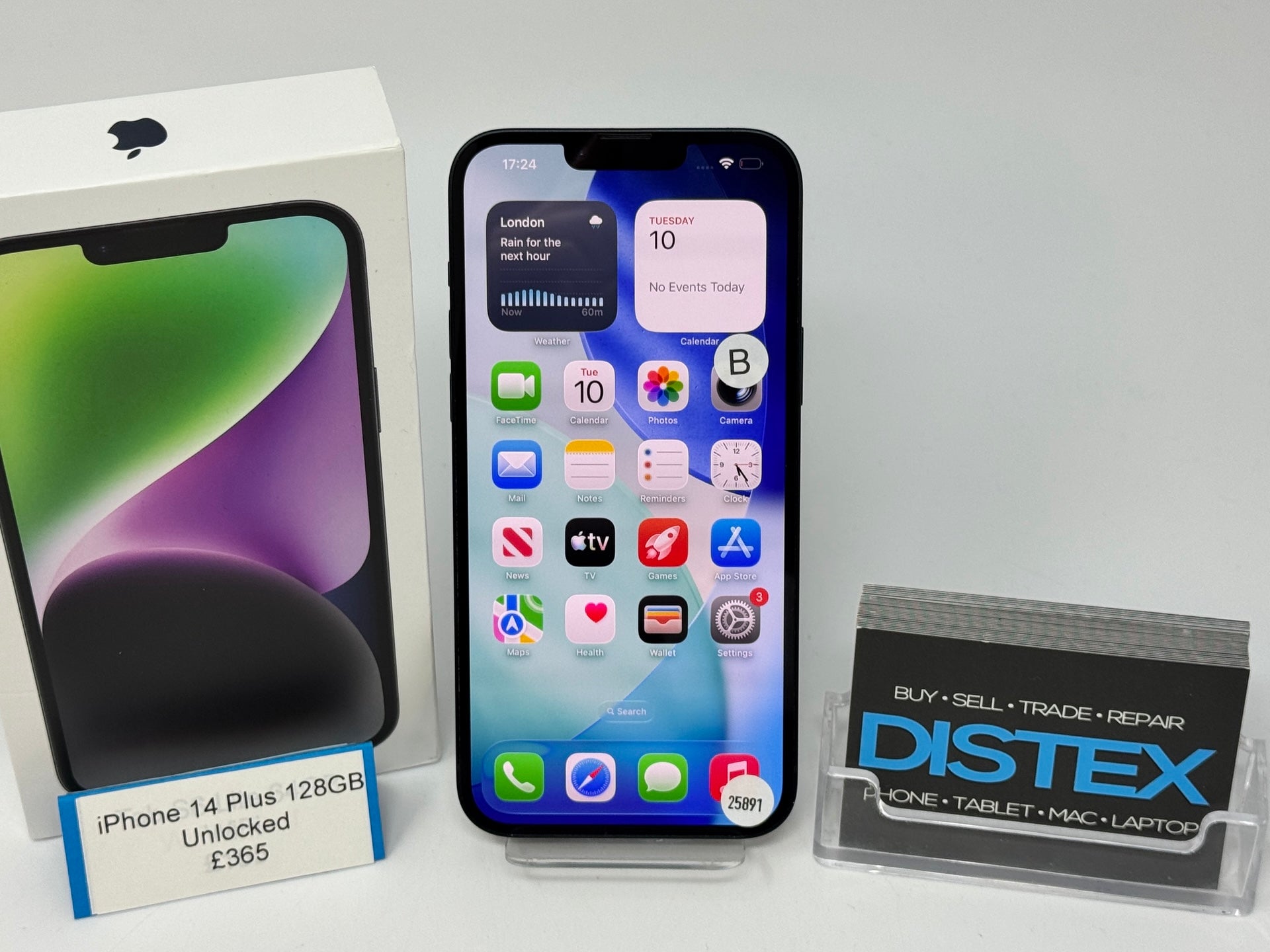 Apple iPhone 14 Plus 128GB Unlocked Midnight (B) M25891