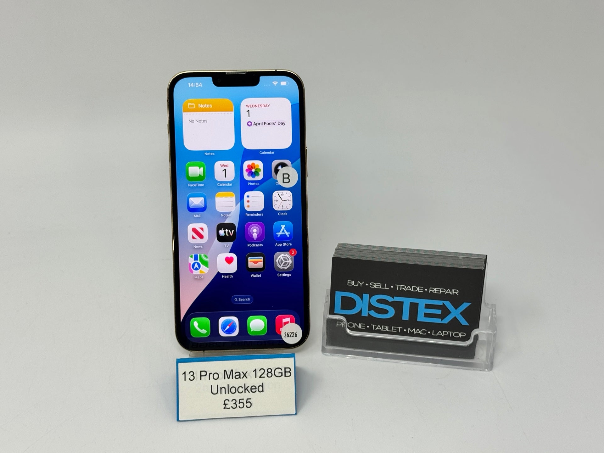 Apple iPhone 13 Pro Max 128GB Unlocked Gold (B) M26226