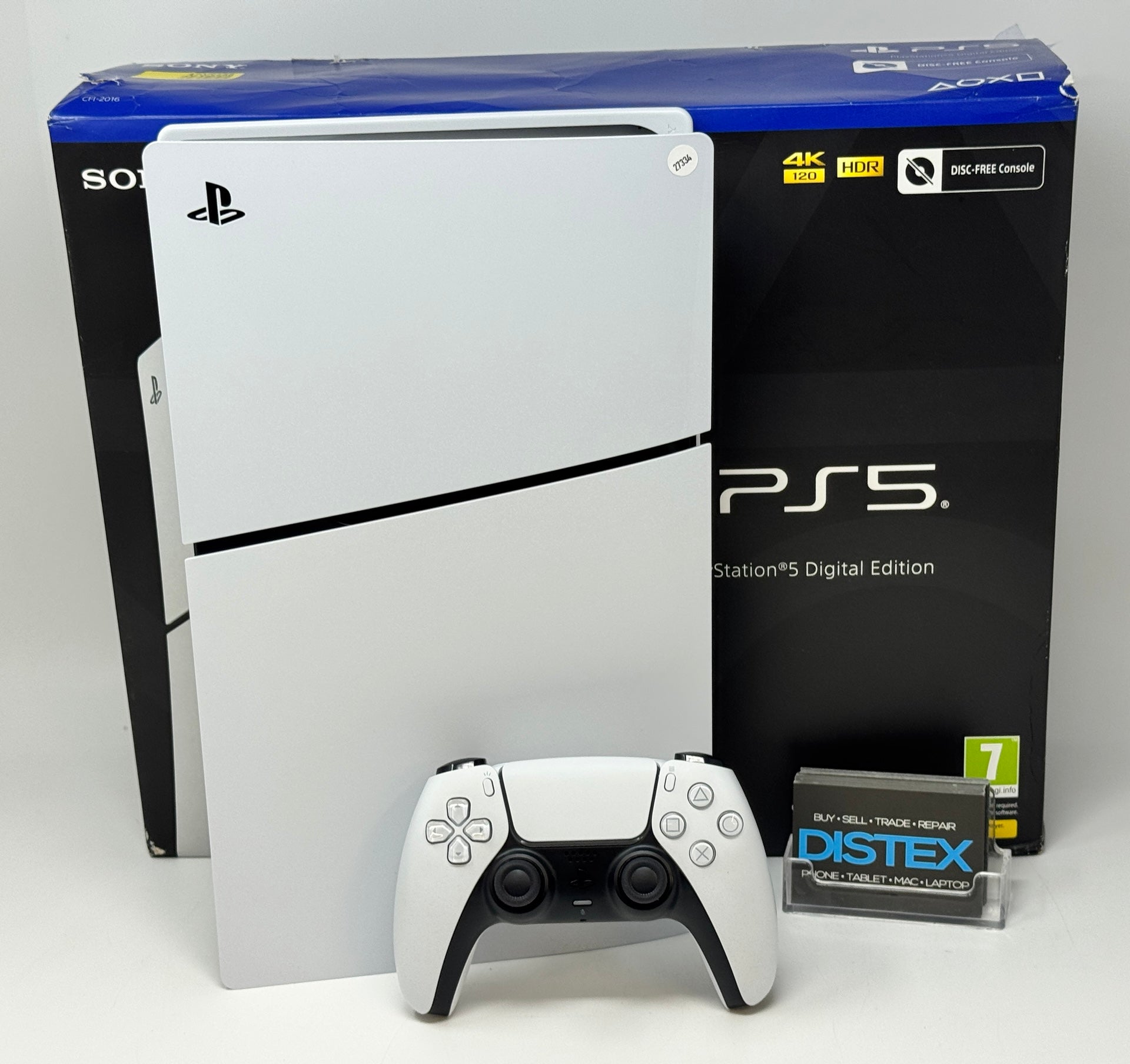 Sony PlayStation 5 PS5 Slim 1TB Digital Edition Boxed with Controller, Power Cable & HDMI (B) M27334