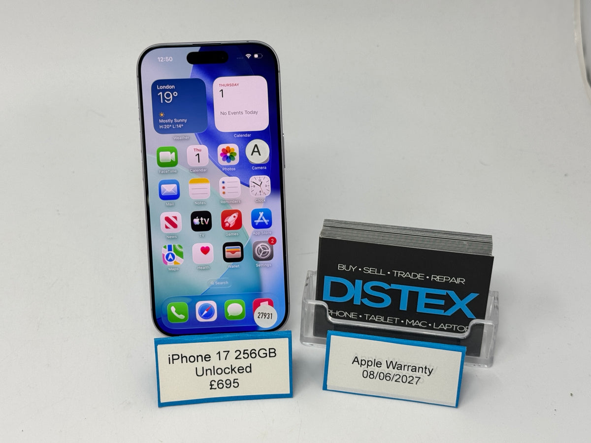 Apple iPhone 17 256GB Unlocked Lavender (A) Apple Warranty 08/06/2027 M27931