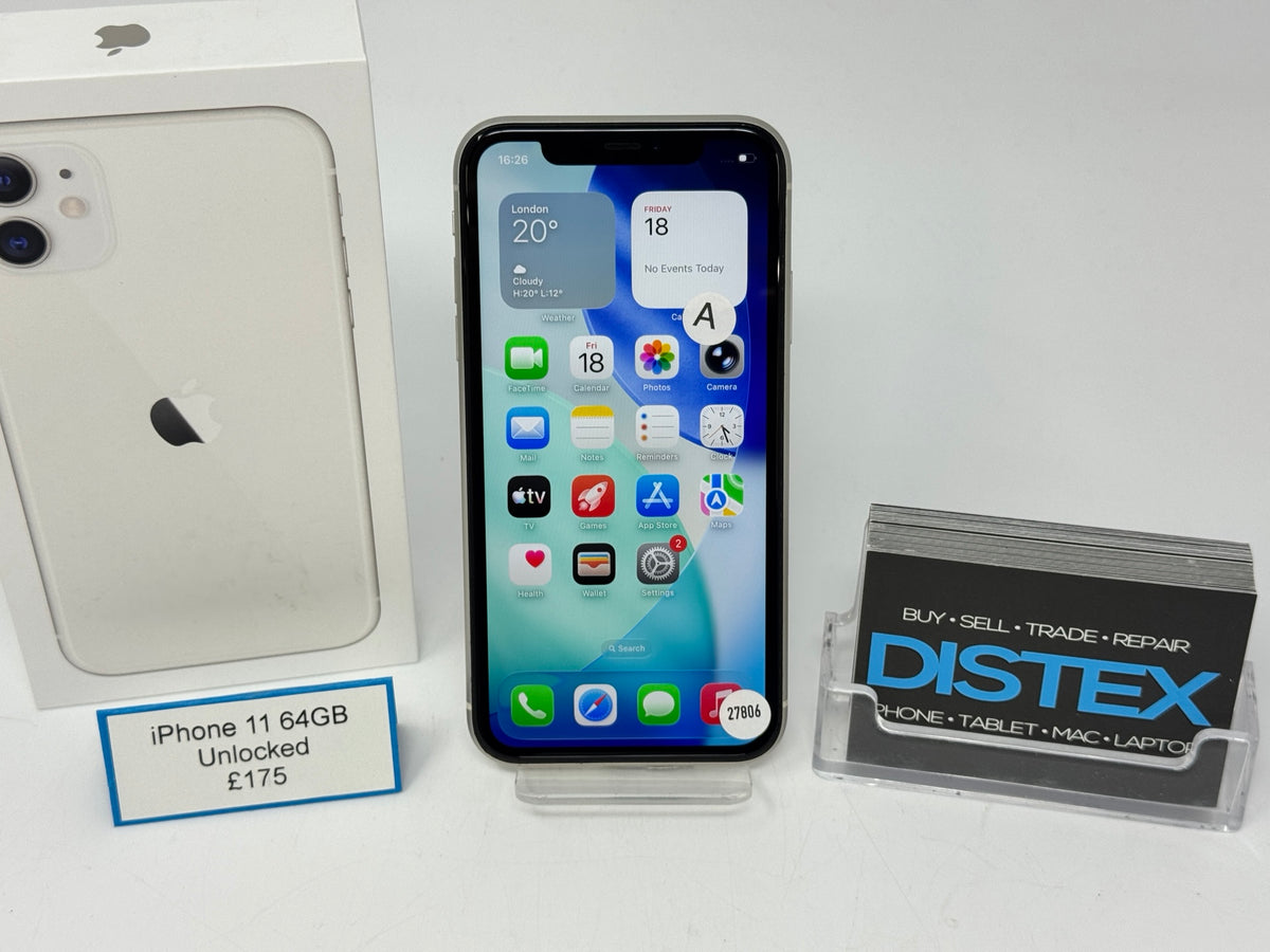 Apple iPhone 11 64GB Unlocked White (A) M27806