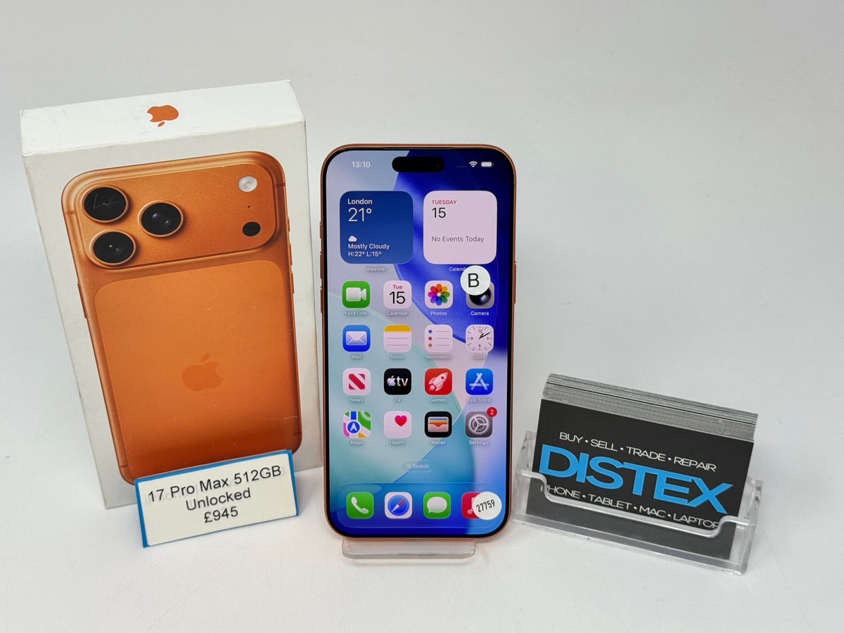 Apple iPhone 17 Pro Max 512GB Unlocked Cosmic Orange (B) M27759