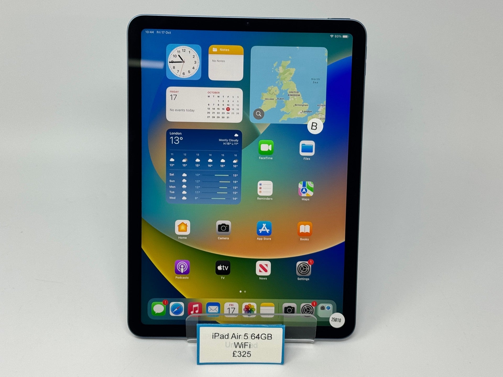 Apple iPad Air 5 64GB WiFi Blue (B) M25010