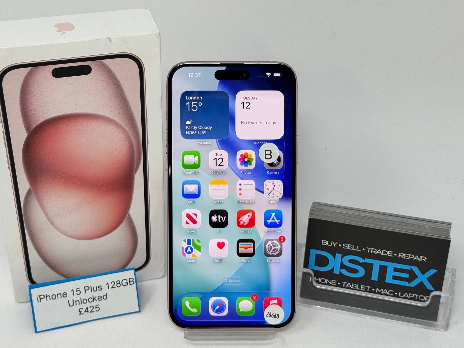 Apple iPhone 15 Plus 128GB Unlocked Pink (B) M26660