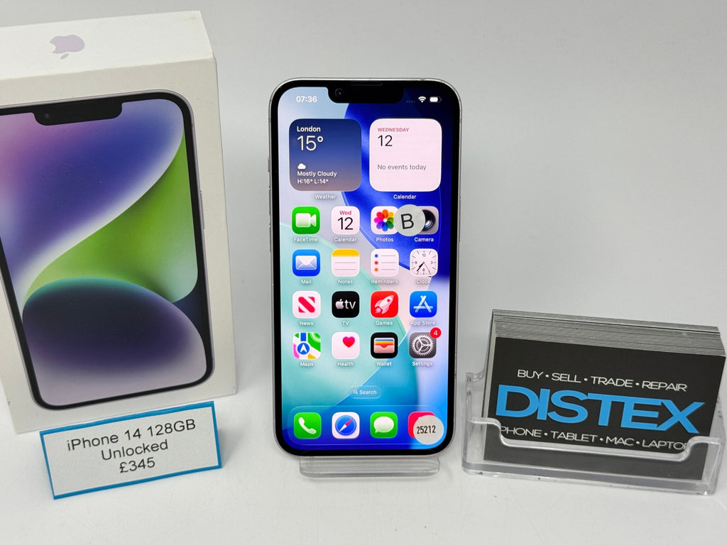Apple iPhone 14 128GB Unlocked Purple (B) M25212