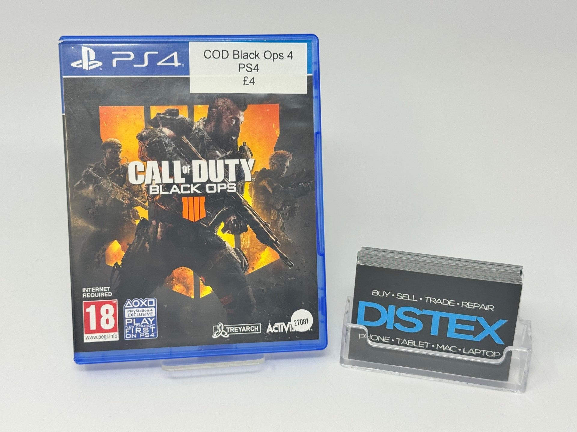 Call of Duty Black Ops 4 PS4 Game M27081