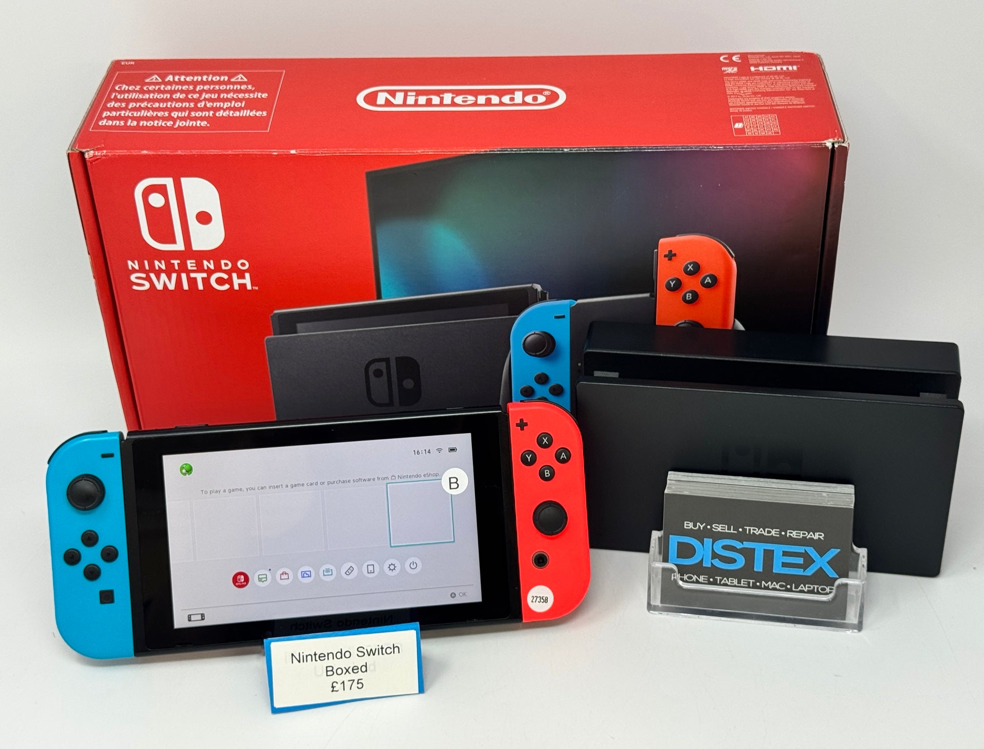Nintendo Switch Boxed with Dock & Accessories (B) M27358