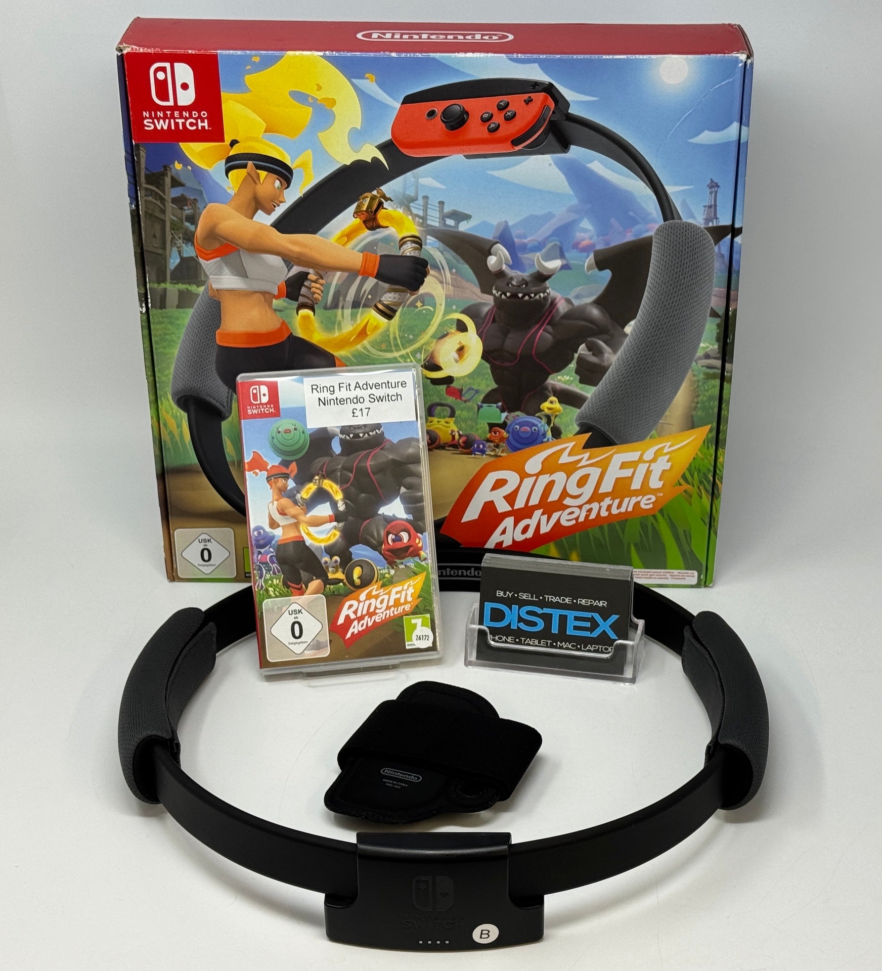 Ring Fit Adventure Nintendo Switch 2 Game w/ Fitness Ring & Leg Strap M26172