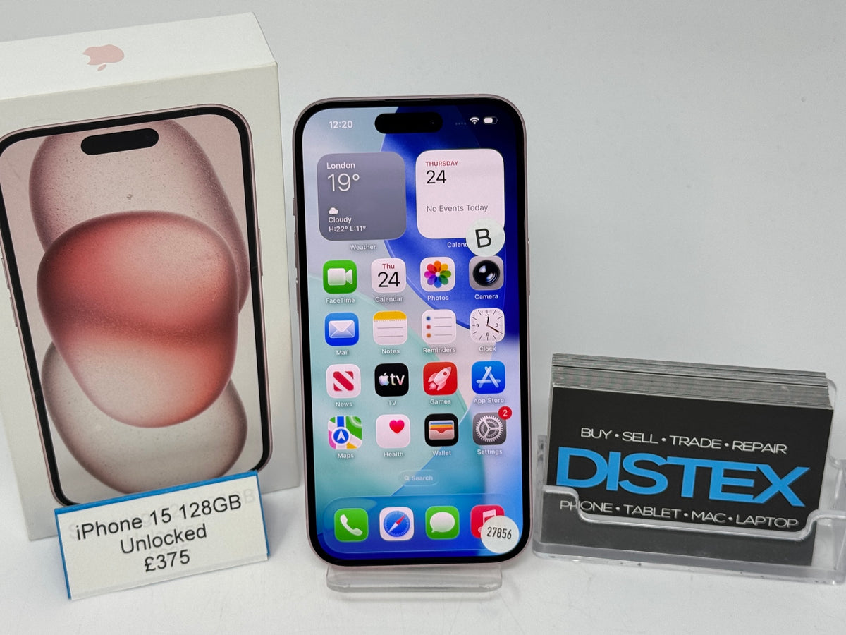 Apple iPhone 15 128GB Unlocked Pink (B) M27856