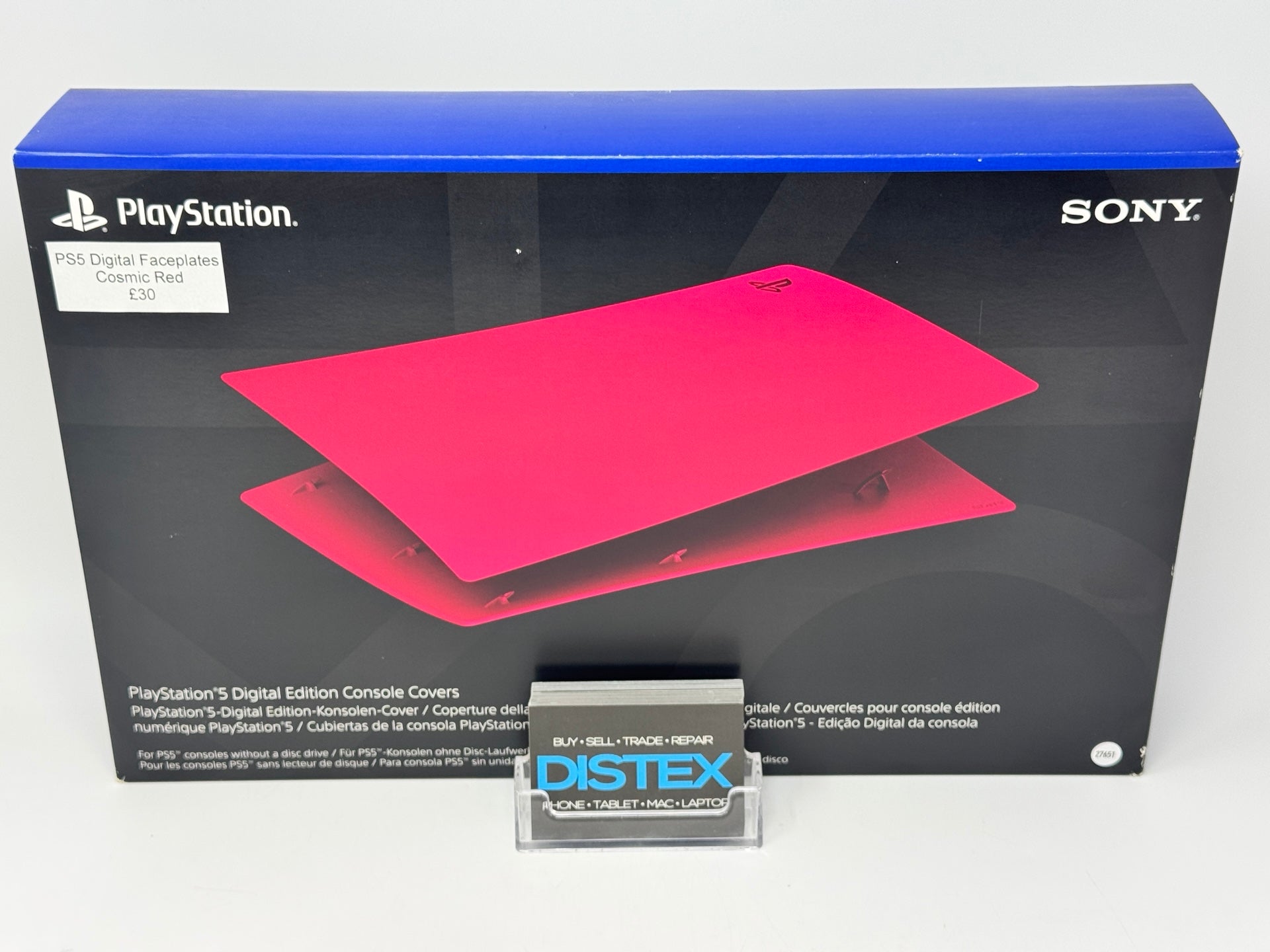Sony PlayStation 5 Digital Edition Console Covers Cosmic Red (B) M27651