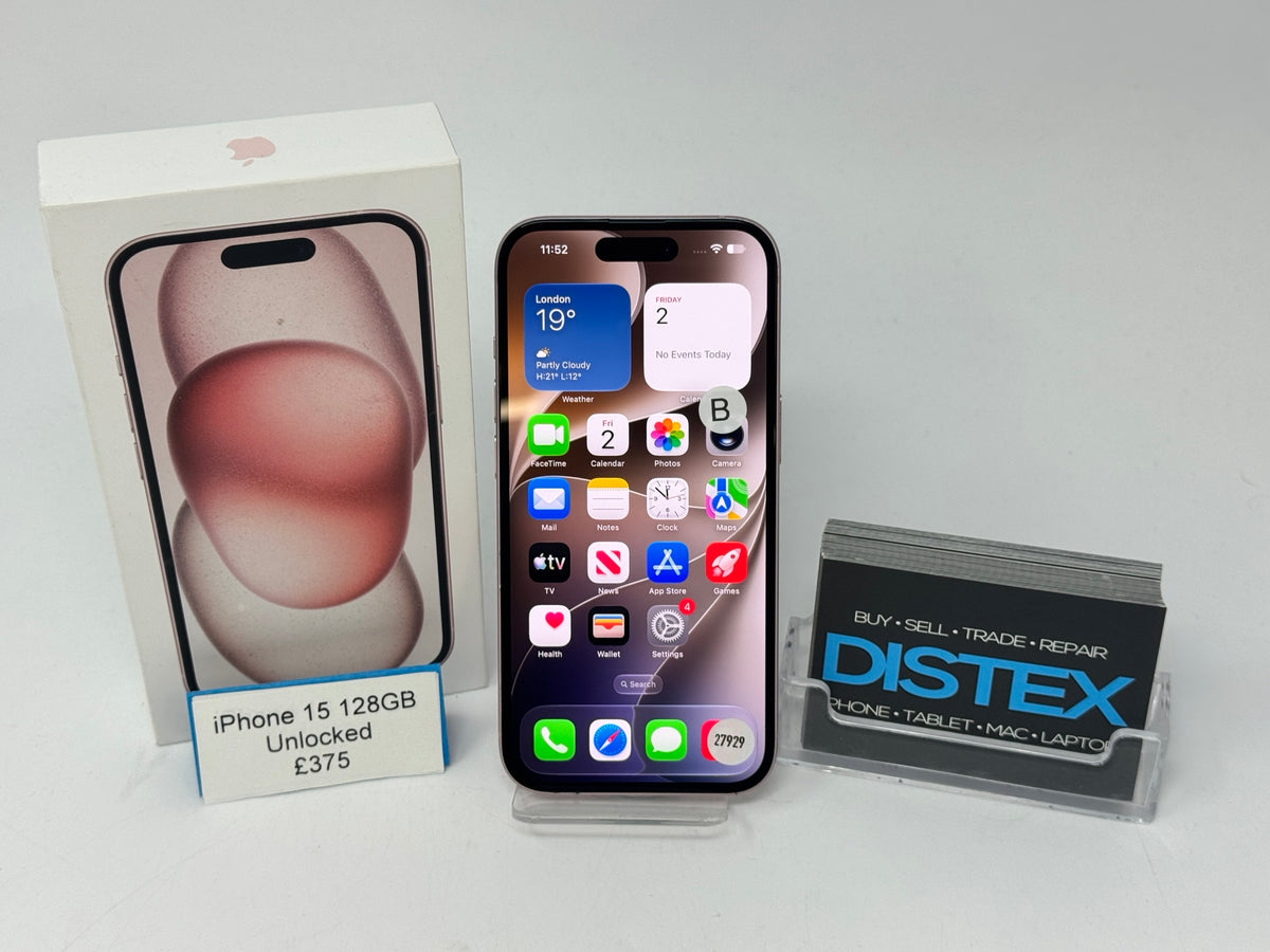 Apple iPhone 15 128GB Unlocked Pink (B) M27929