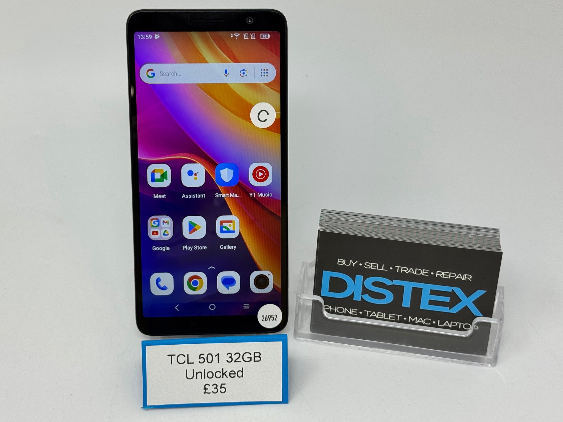 TCL 501 32GB Unlocked Black (C) M26952