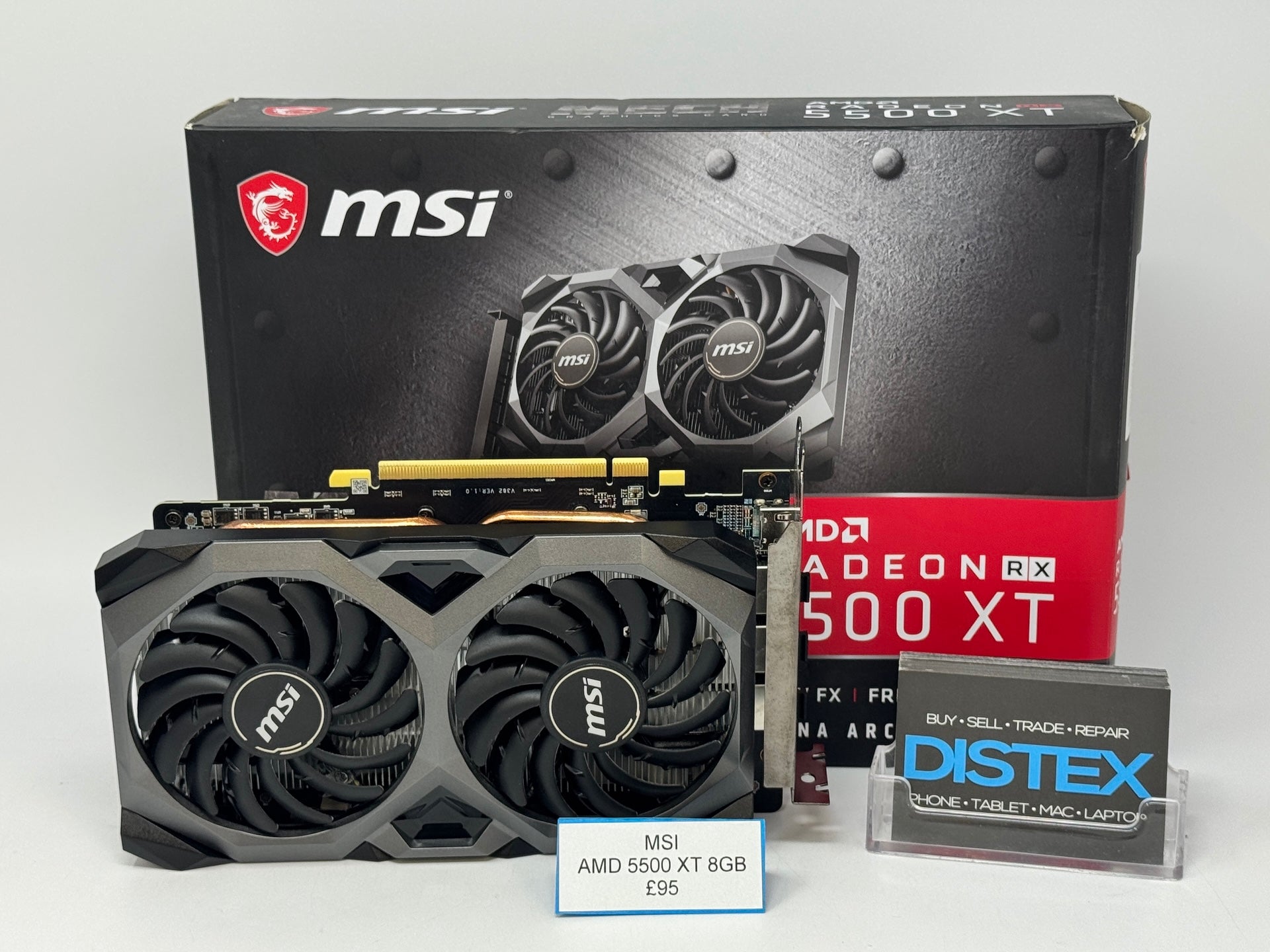 MSI Radeon RX AMD 5500 XT MECH 8GB Graphics Card (B) M27632