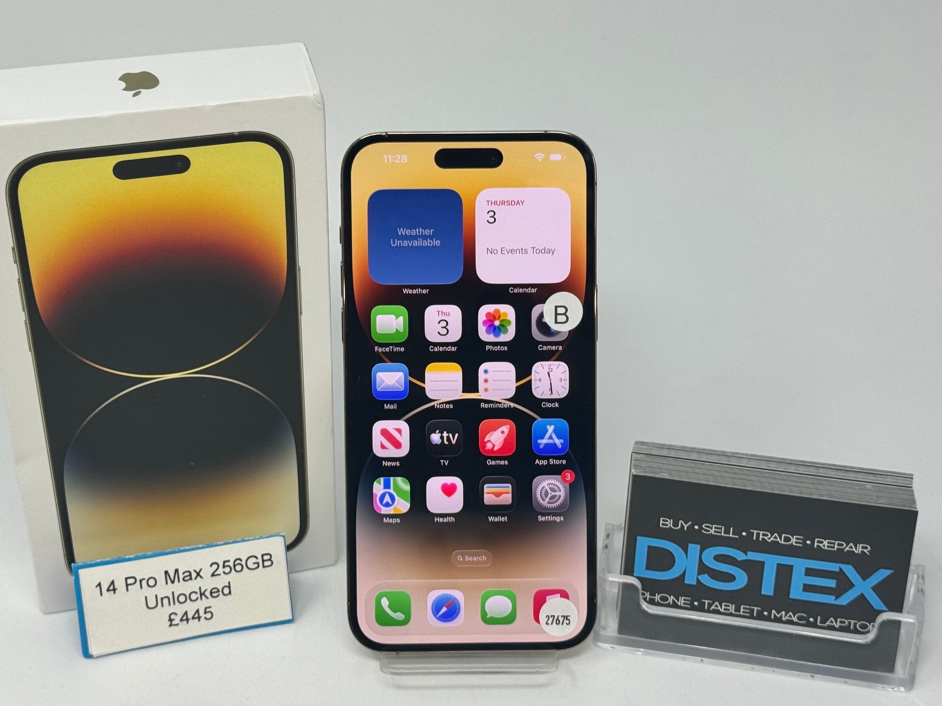 Apple iPhone 14 Pro Max 256GB Unlocked Gold (B) M27675