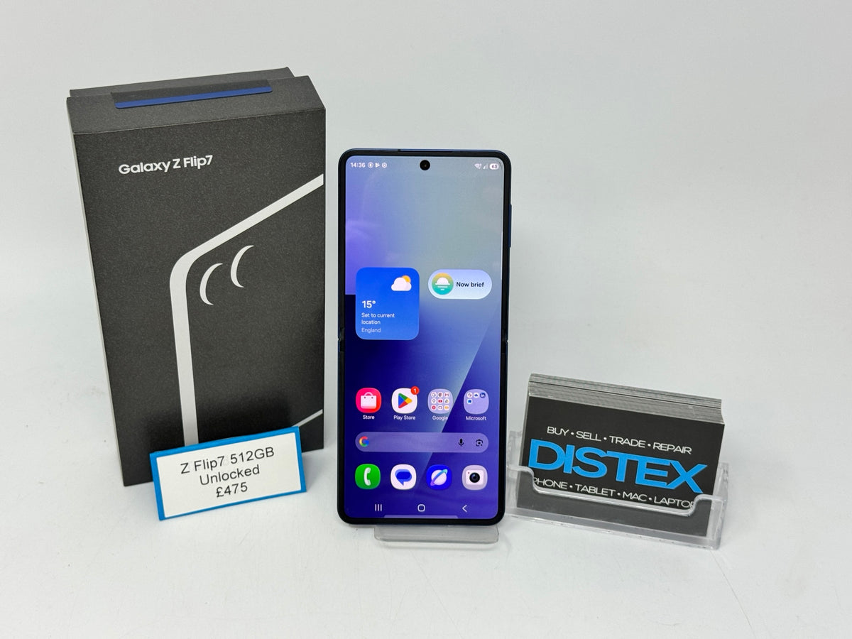 Samsung Galaxy Z Flip7 512GB Unlocked Blue Shadow (C) M28249