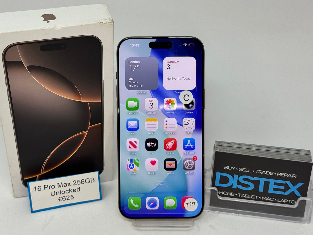 Apple iPhone 16 Pro Max 256GB Unlocked Desert Titanium (C) M27962