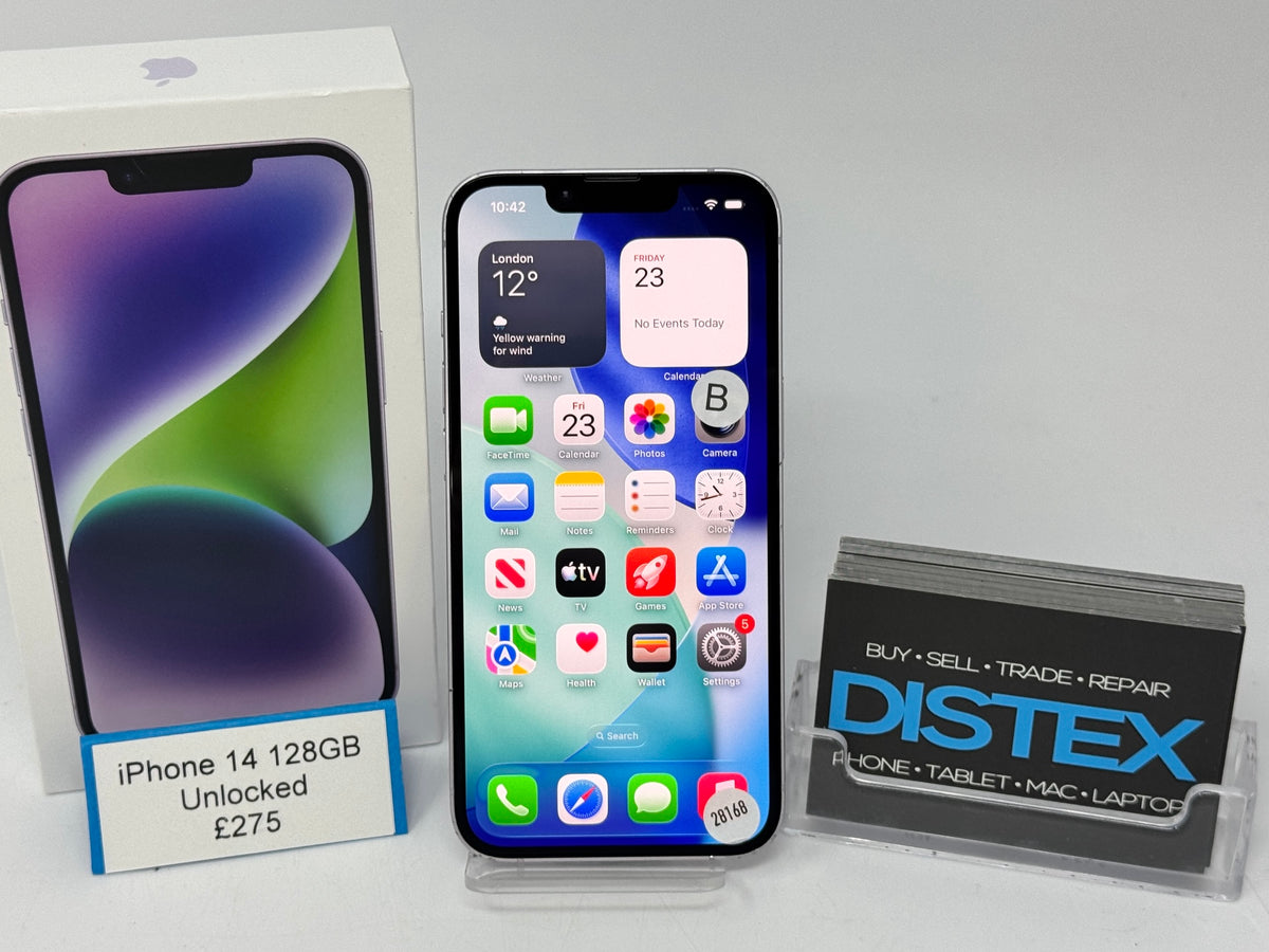 Apple iPhone 14 128GB Unlocked Lilac (B) M28168