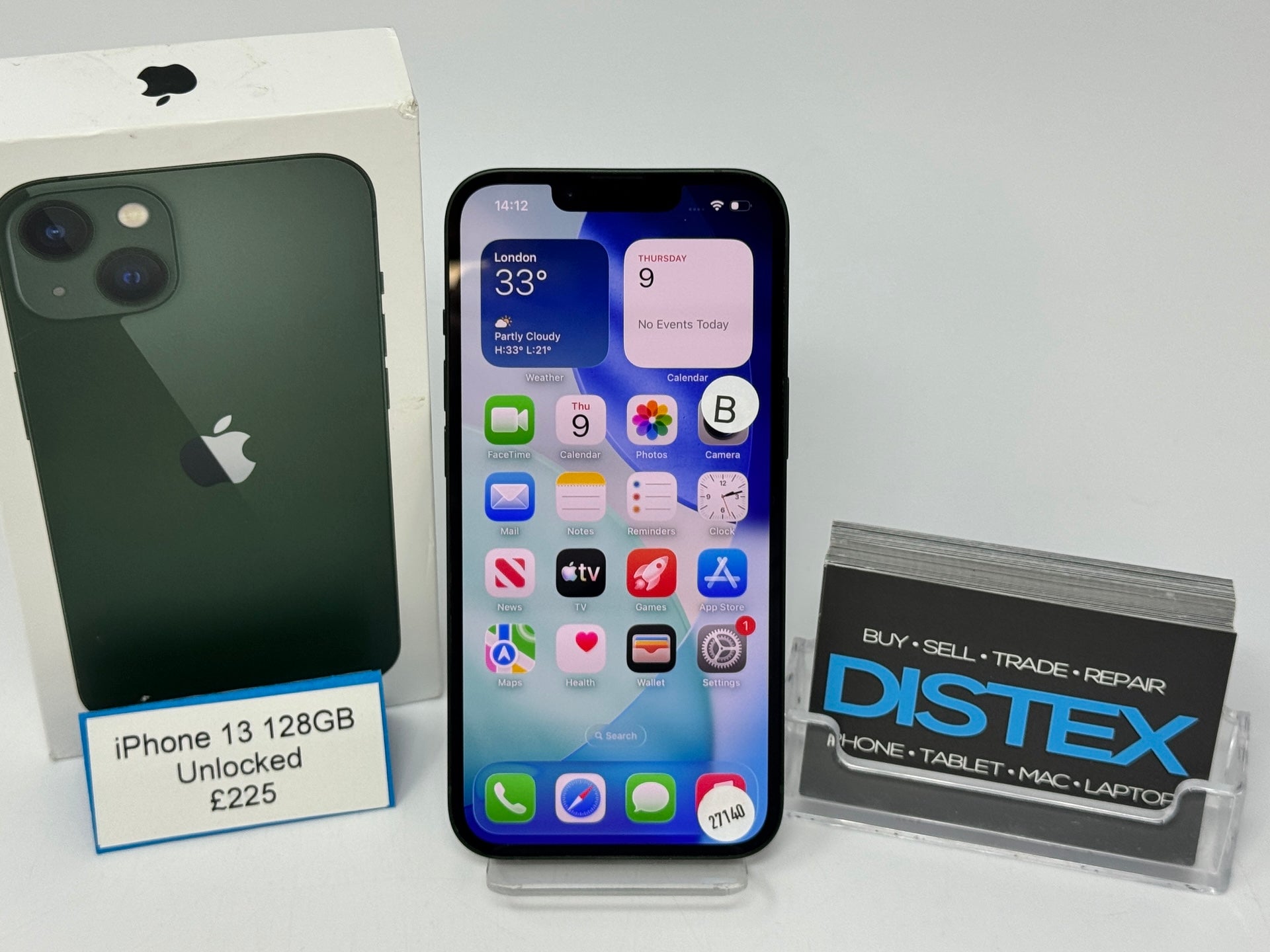 Apple iPhone 13 128GB Unlocked Green (B) M27140