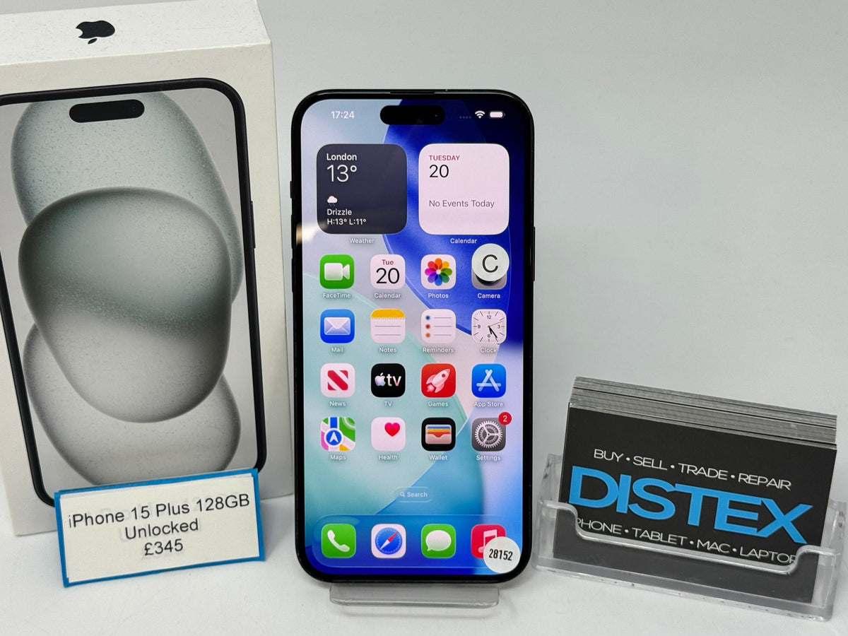 Apple iPhone 15 Plus 128GB Unlocked Black (C) M28152