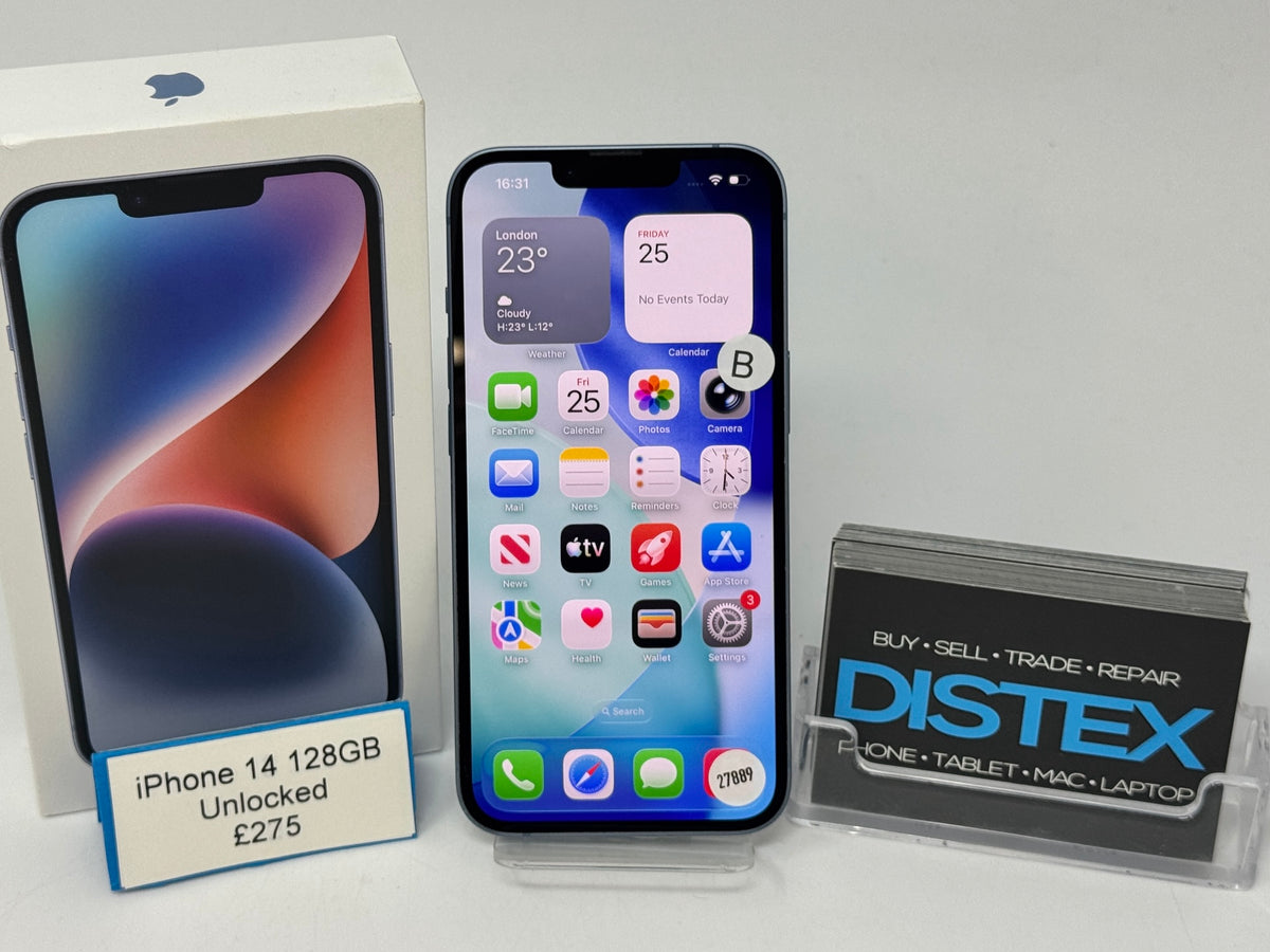 Apple iPhone 14 128GB Unlocked Blue (B) M27889