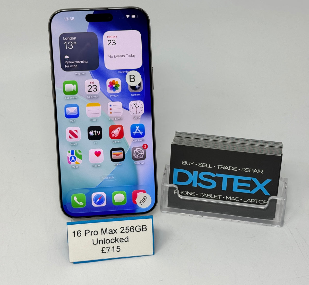 Apple iPhone 16 Pro Max 256GB Unlocked Natural Titanium (B) M28187