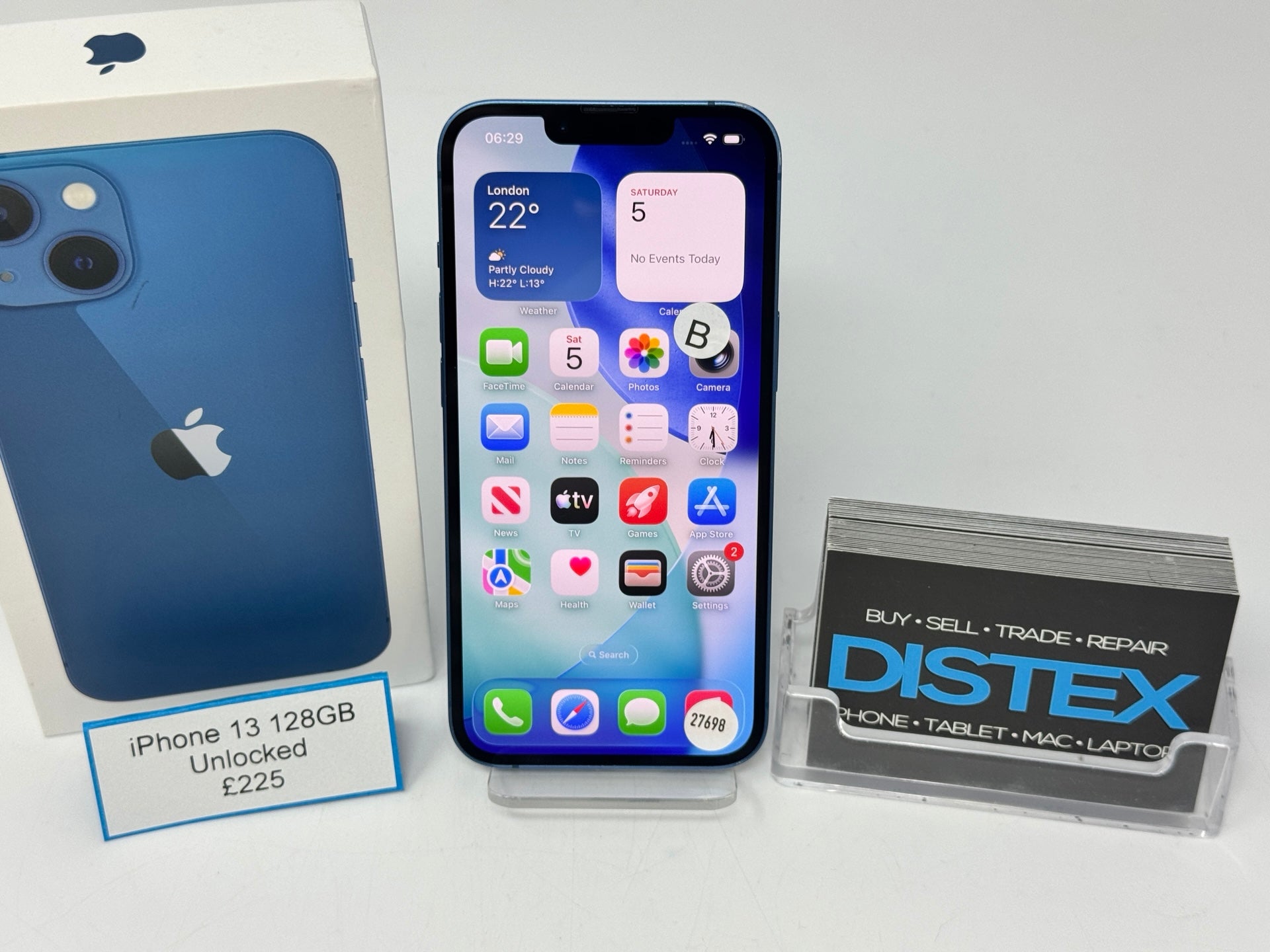 Apple iPhone 13 128GB Unlocked Blue (B) M27698