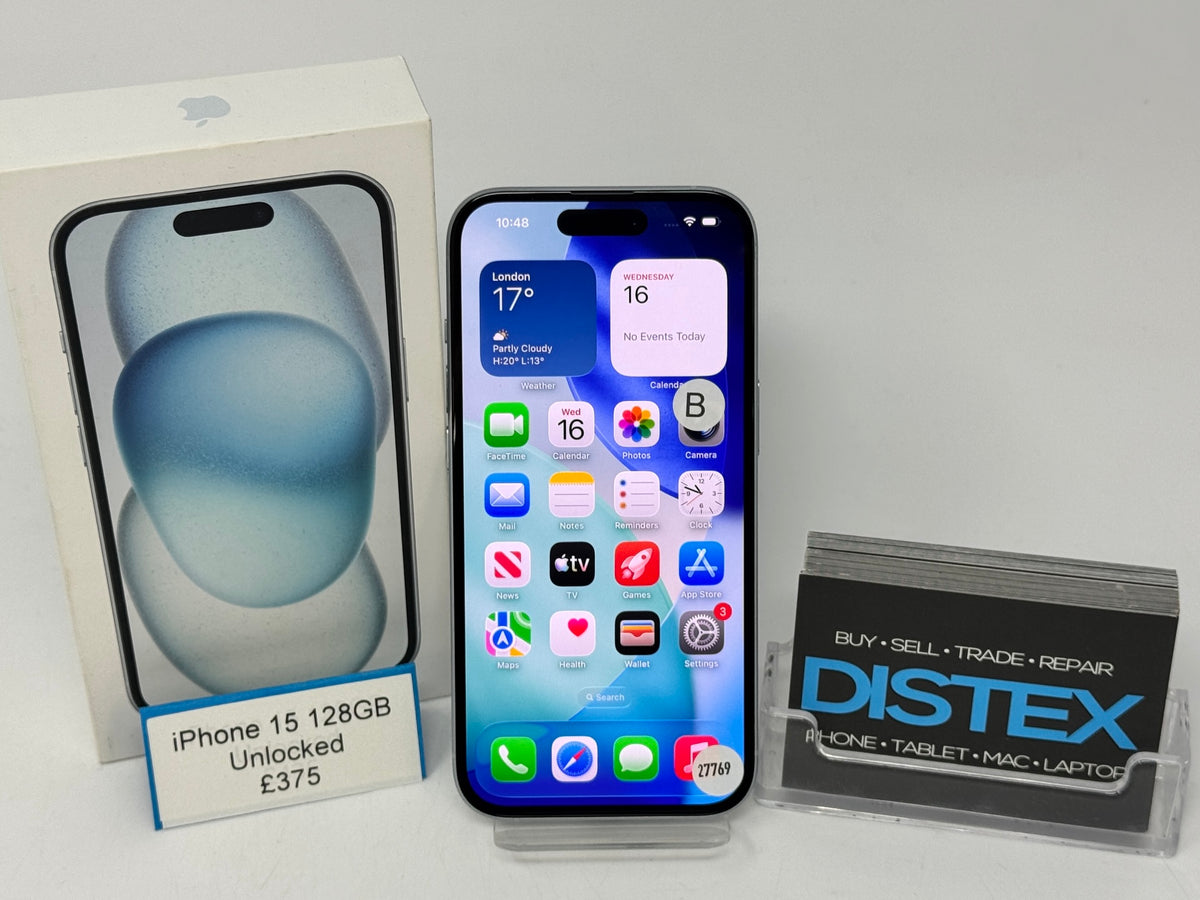 Apple iPhone 15 128GB Unlocked Blue (B) M27769