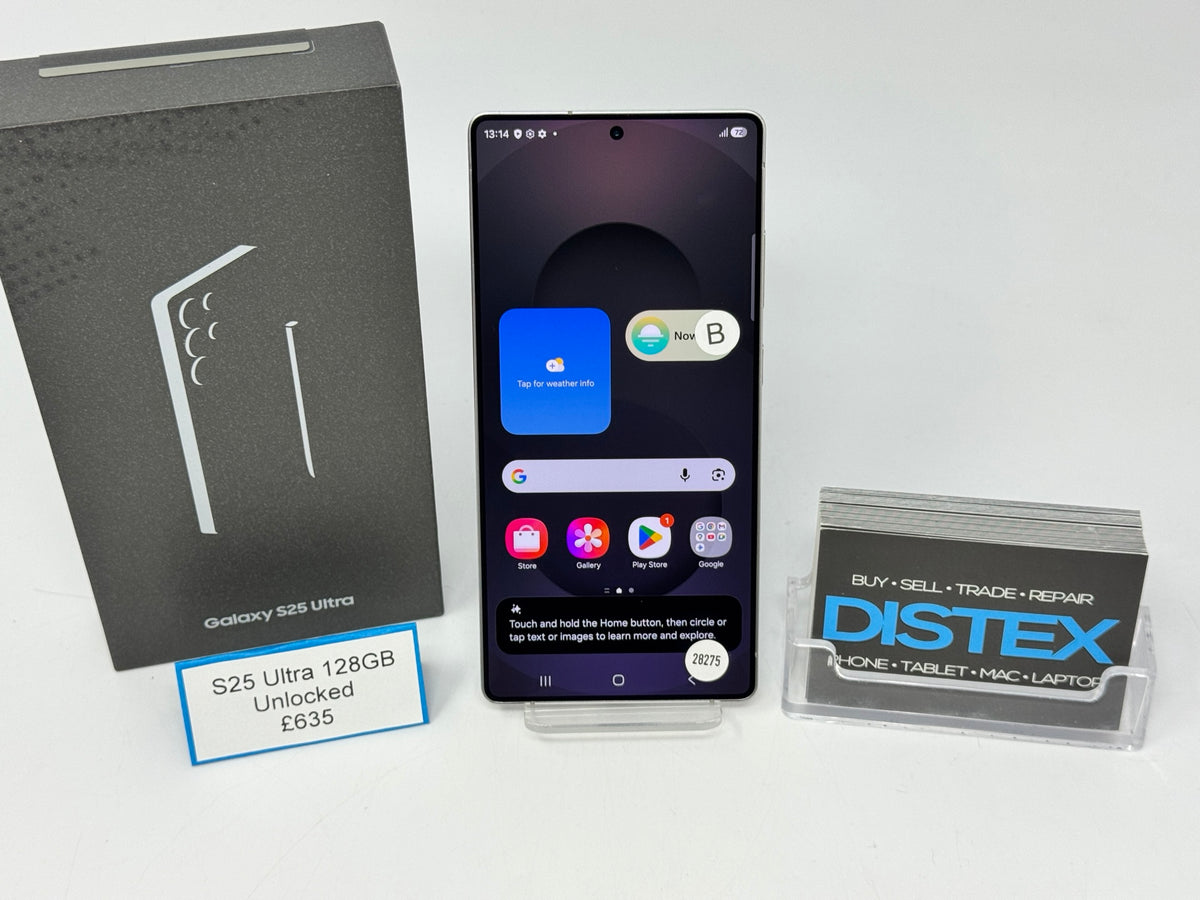 Samsung Galaxy S25 Ultra 128GB Unlocked Titanium Silver (B) M28275
