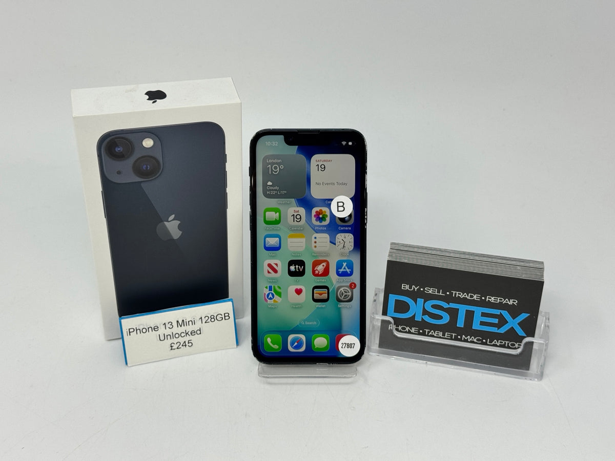 Apple iPhone 13 Mini 128GB Unlocked Midnight (B) M27807