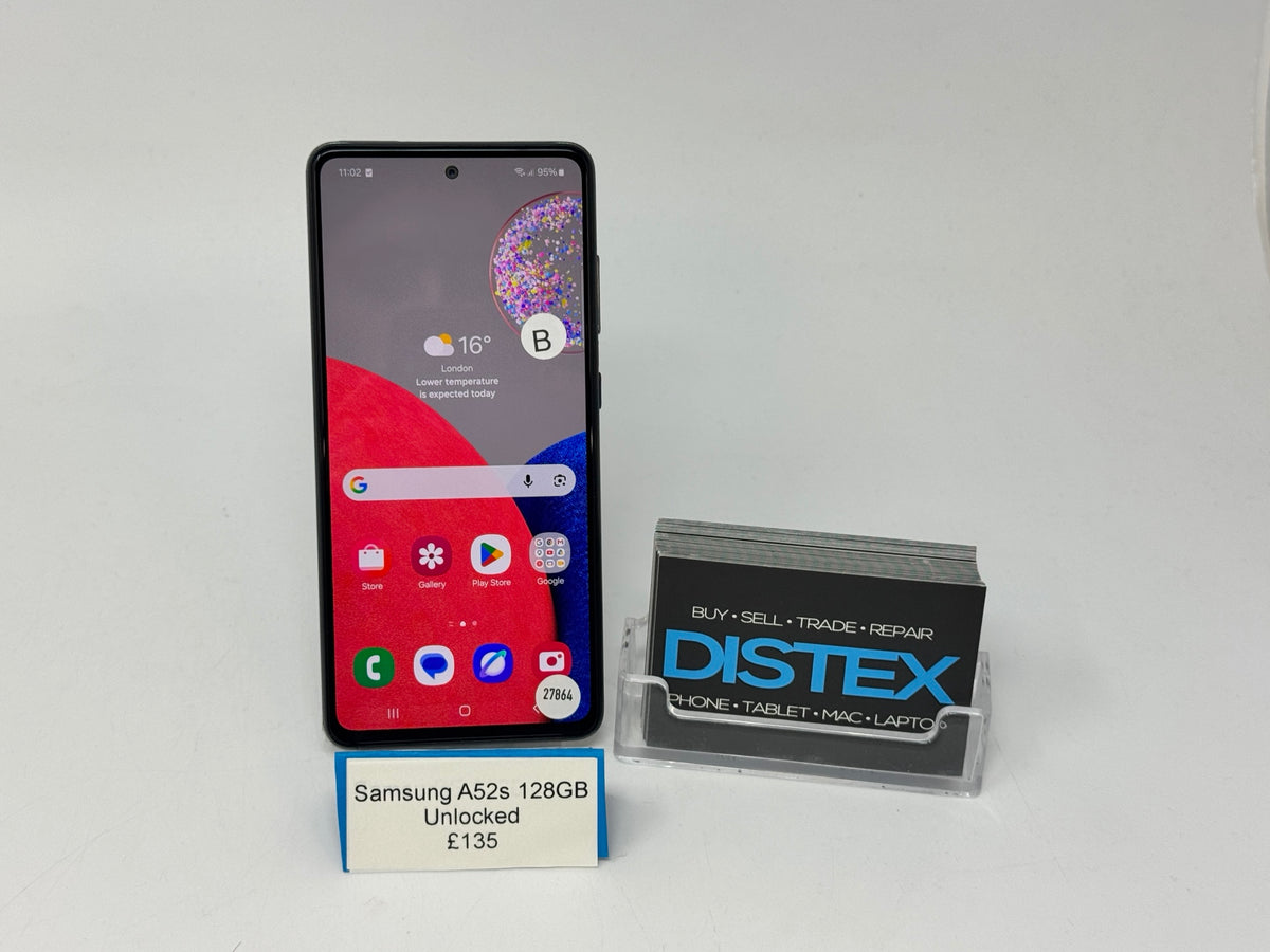 Samsung Galaxy A52s 128GB Unlocked Awesome Black (B) M27864