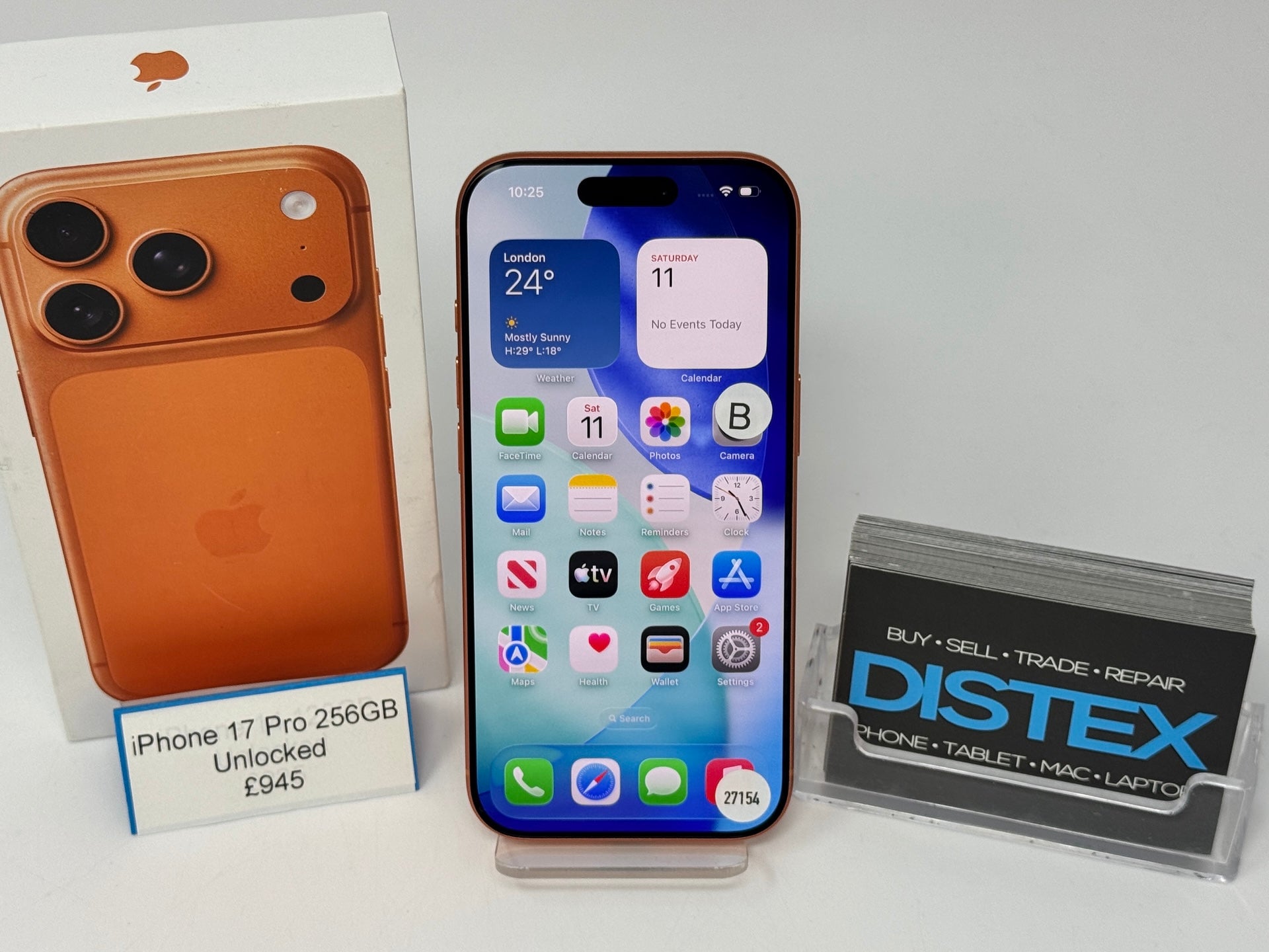 Apple iPhone 17 Pro 256GB Unlocked Cosmic Orange (B) M27154