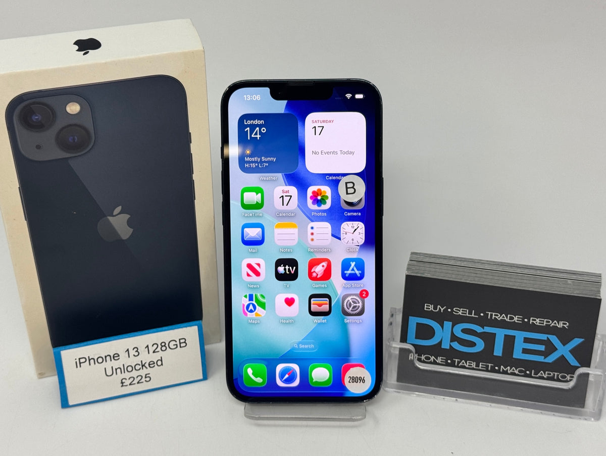 Apple iPhone 13 128GB Unlocked Midnight (B) M28096