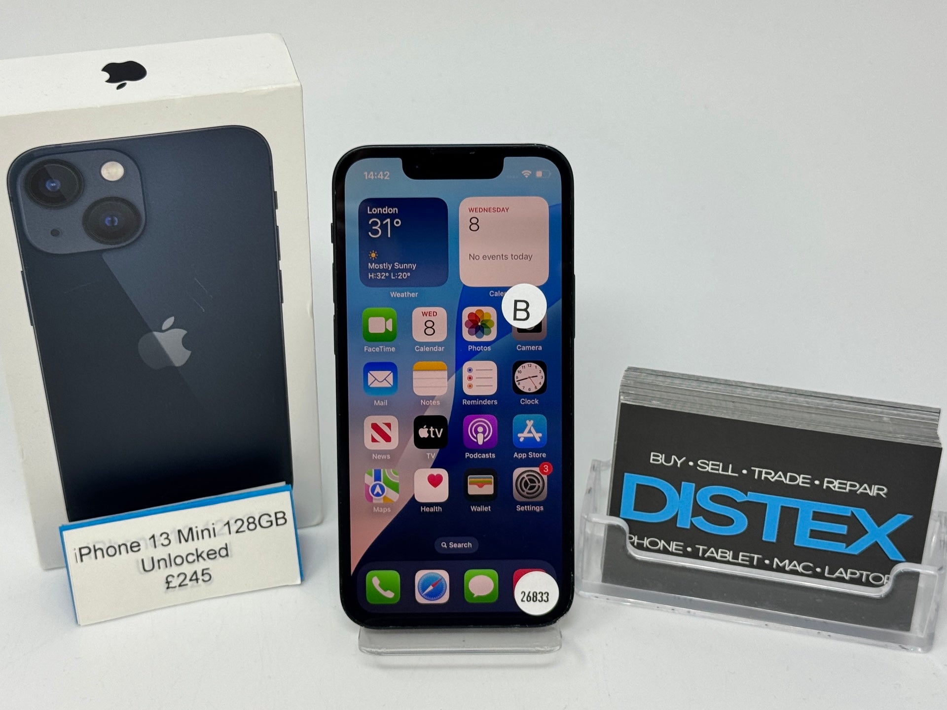 Apple iPhone 13 Mini 128GB Unlocked Midnight (B) M26833