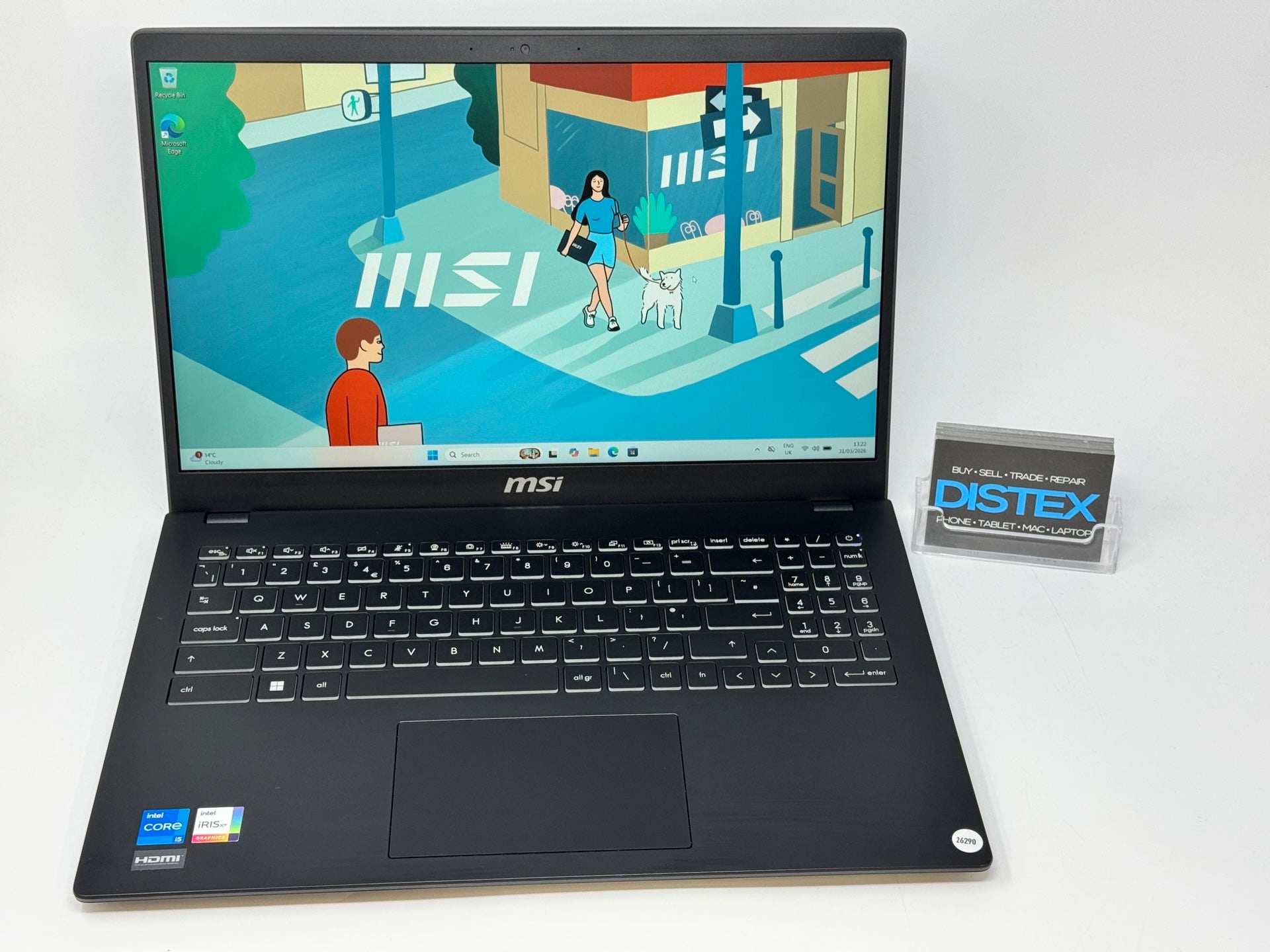 MSI Modern 15 Intel Core i5-1235u 8GB RAM 512GB SSD (B) M26290