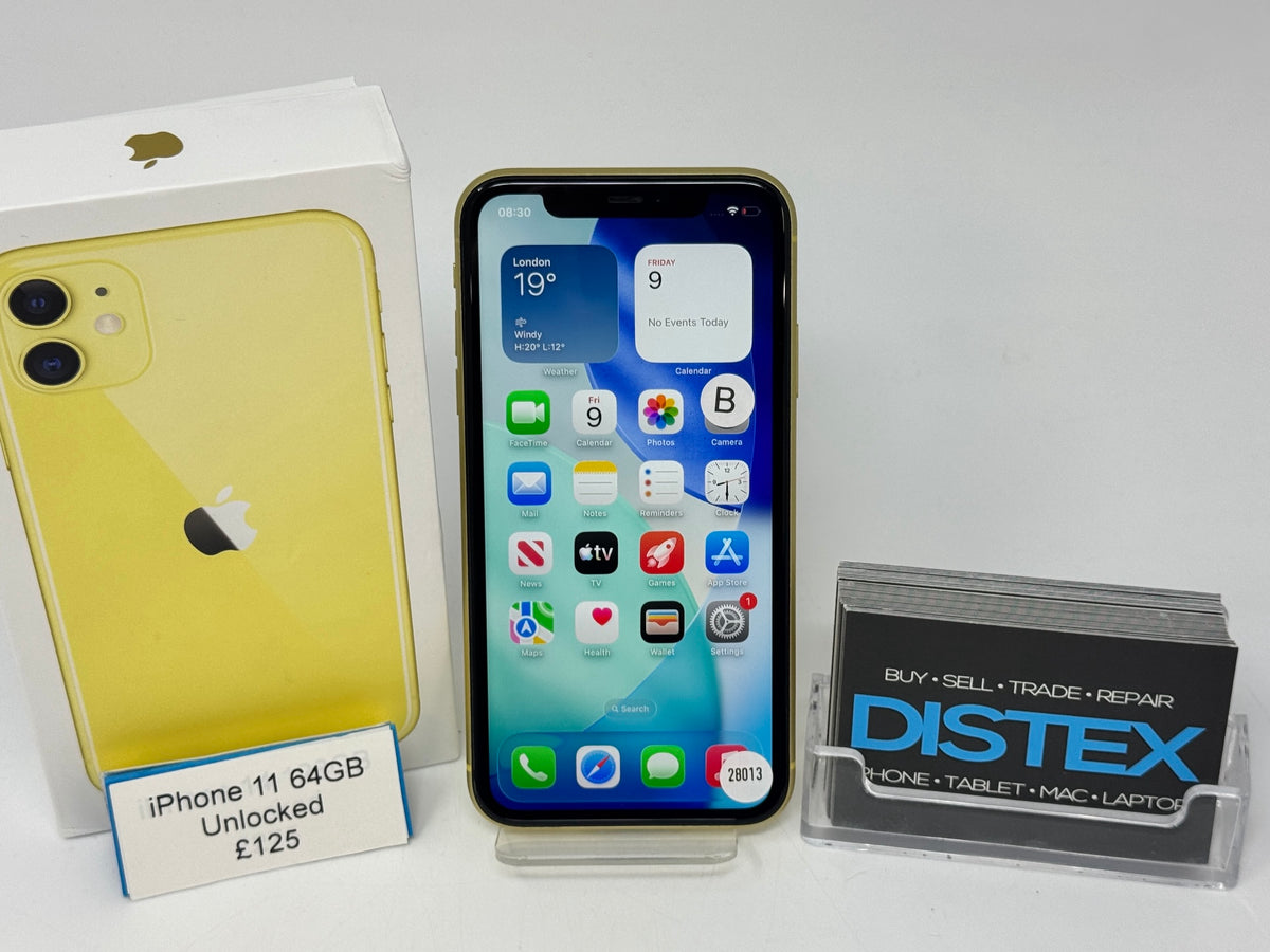 Apple iPhone 11 64GB Unlocked Yellow (B) M28013