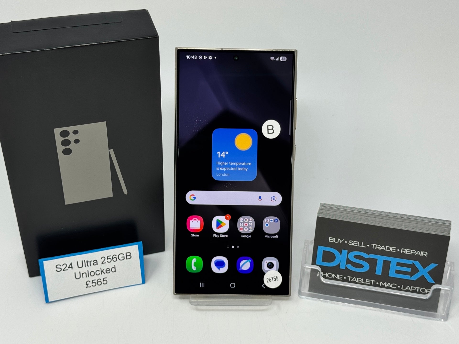 Samsung Galaxy S24 Ultra 256GB Unlocked Titanium Gray (B) M26155