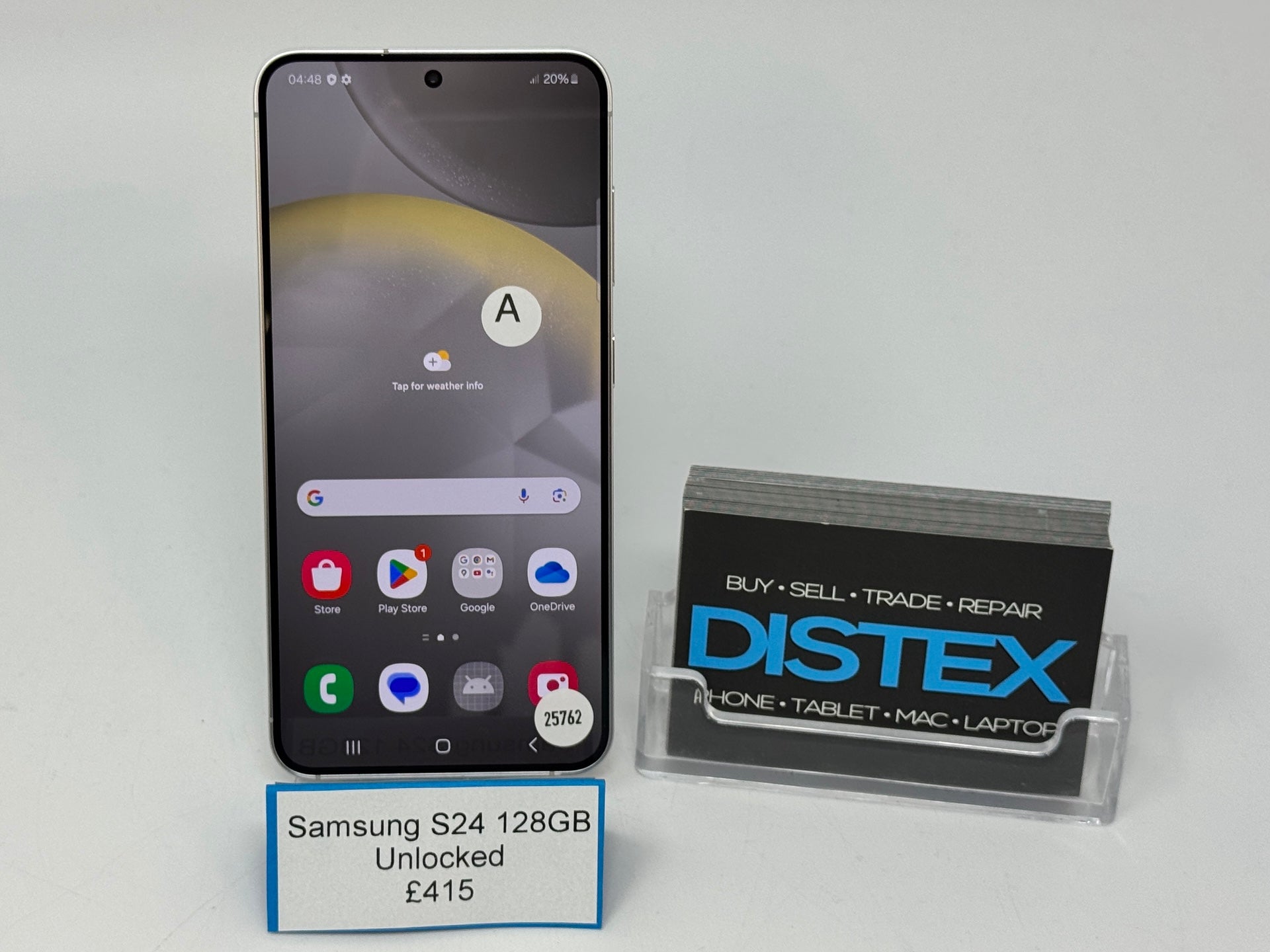 Samsung Galaxy S24 128GB Unlocked Marble Gray (A) M25762