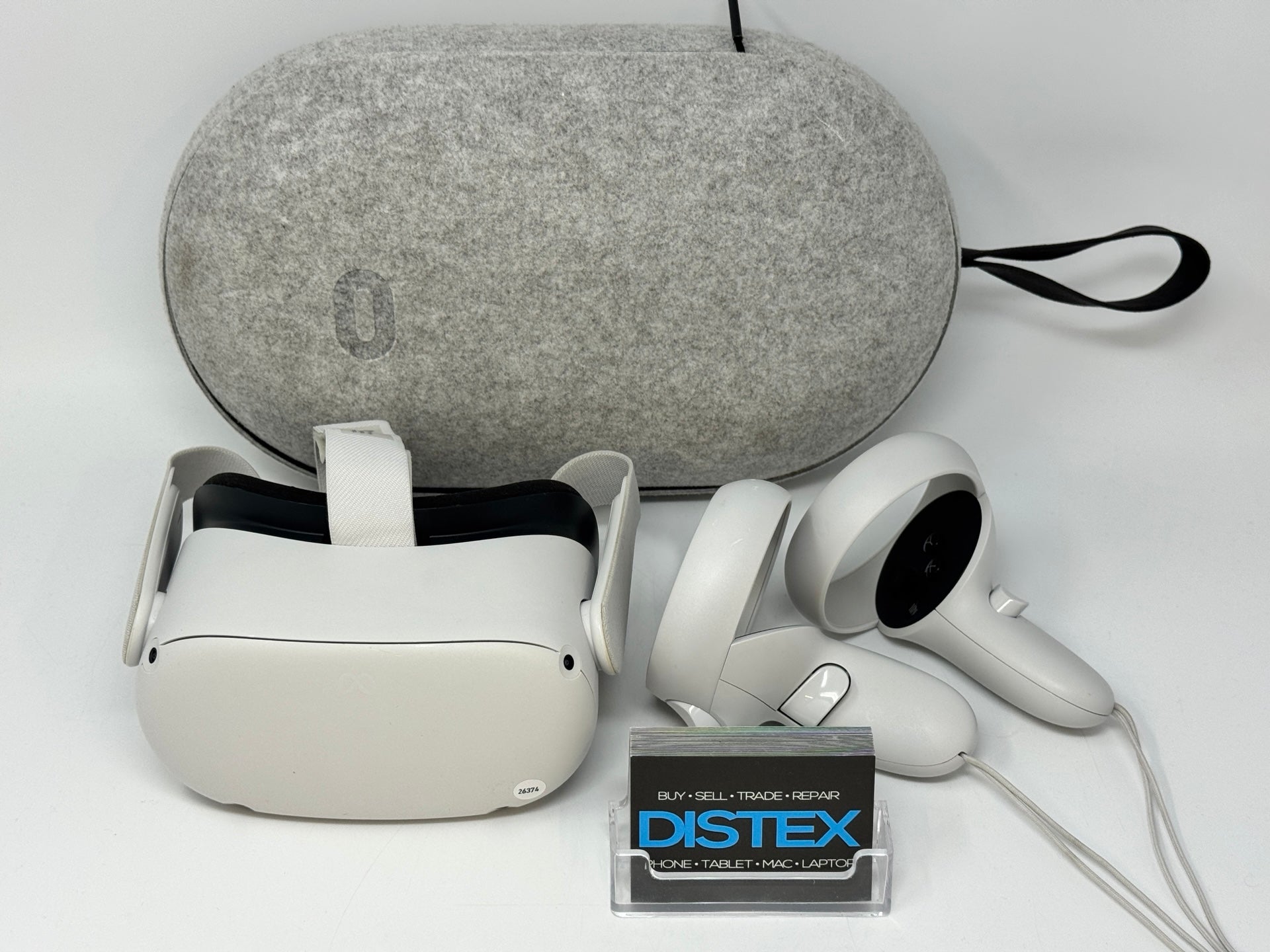 Meta Quest 2 128GB VR Virtual Reality Headset w/ Controllers & Case (B) M26374