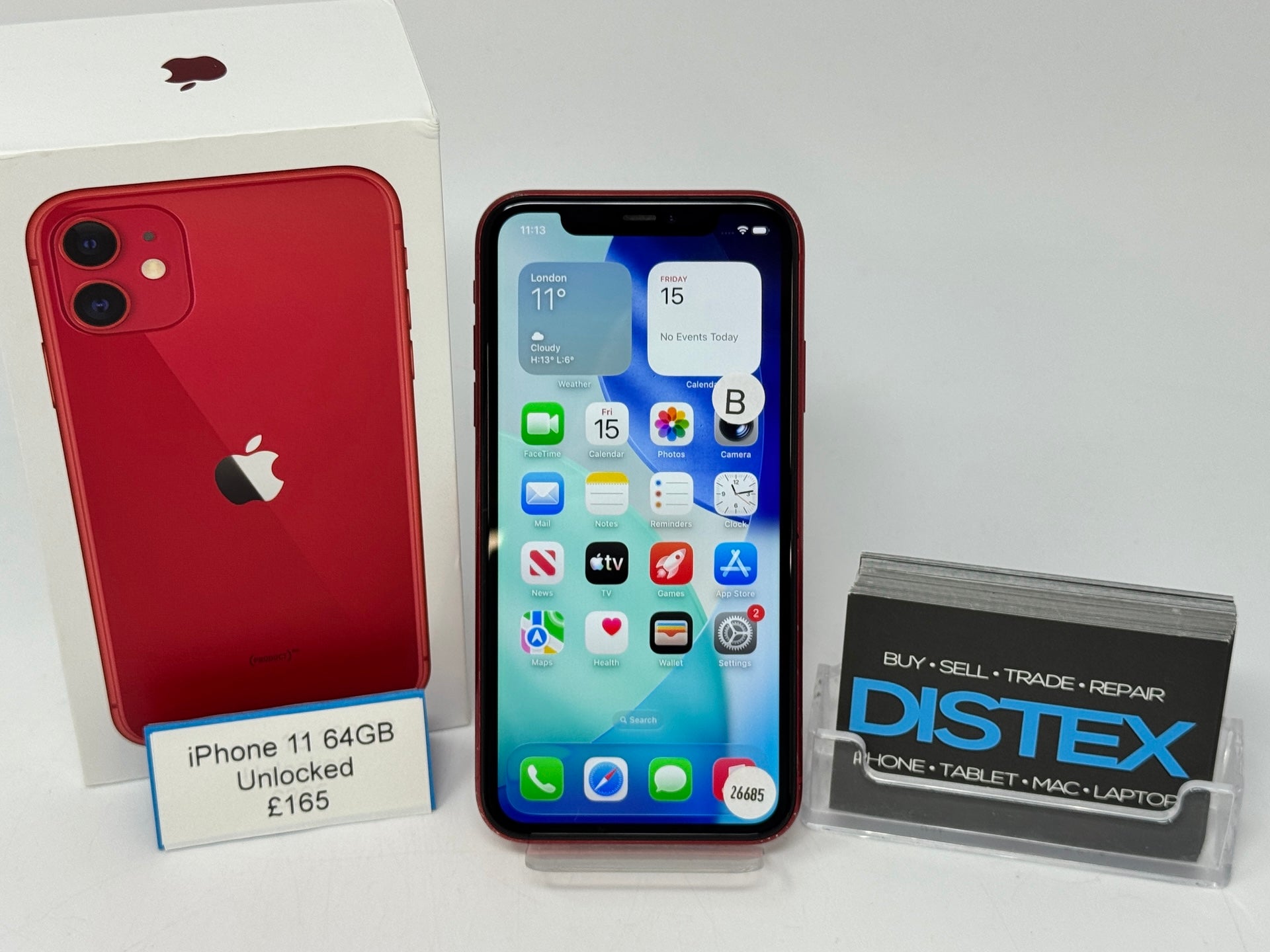 Apple iPhone 11 64GB Unlocked Red (B) M26685